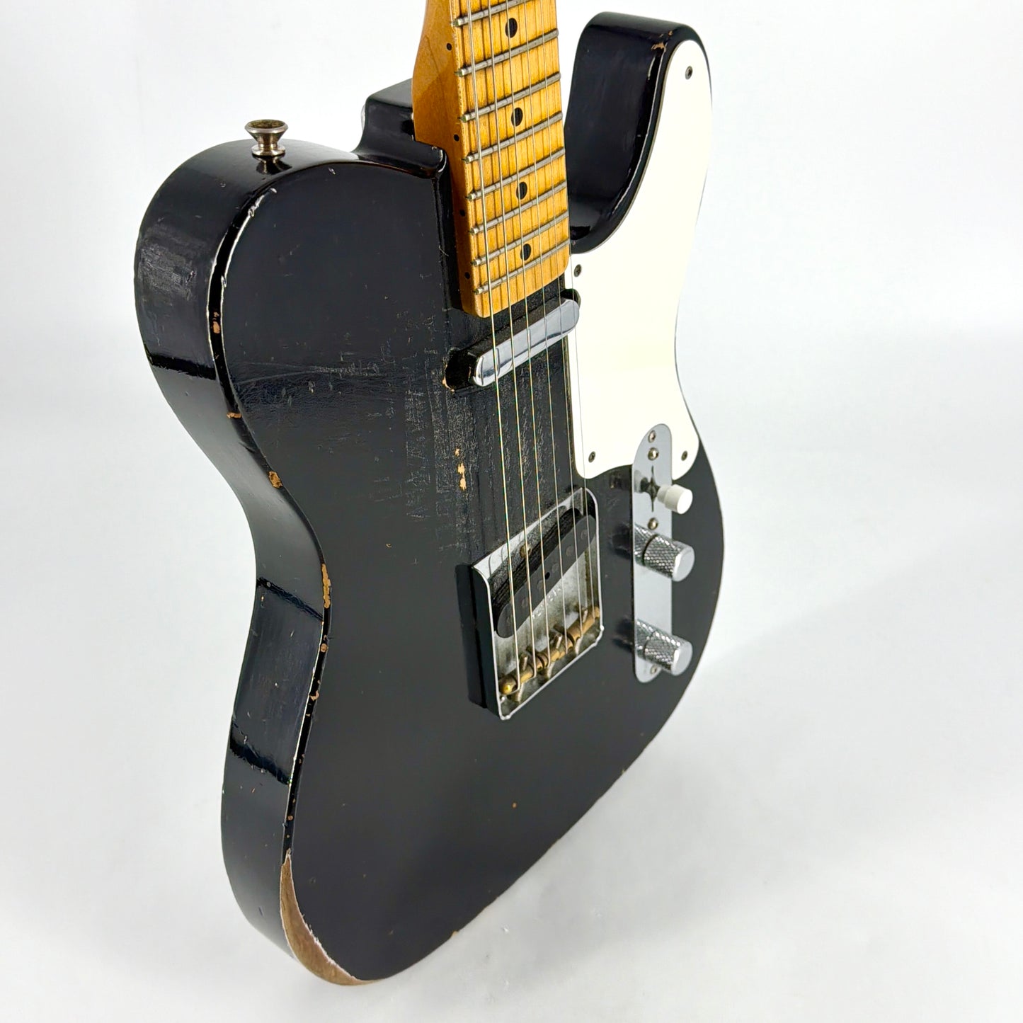 2019 Fender Custom Shop Limited Roasted Pine Double Esquire Relic – Black