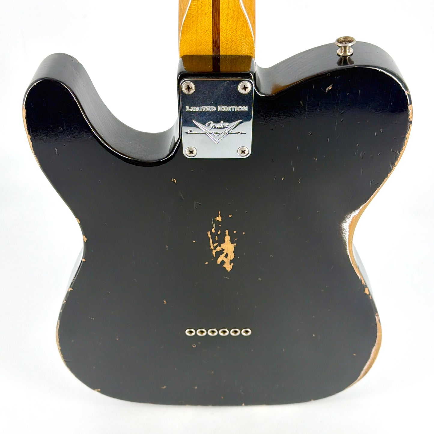 2019 Fender Custom Shop Limited Roasted Pine Double Esquire Relic – Black