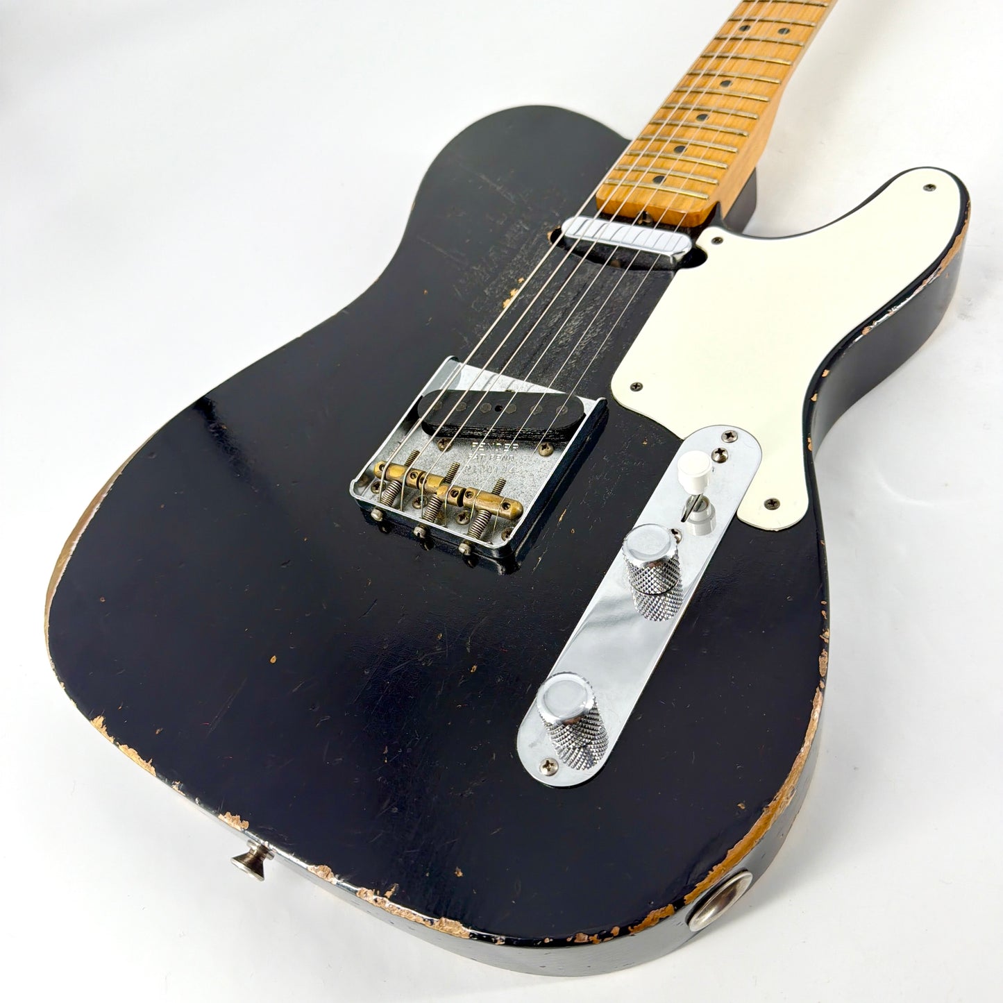2019 Fender Custom Shop Limited Roasted Pine Double Esquire Relic – Black