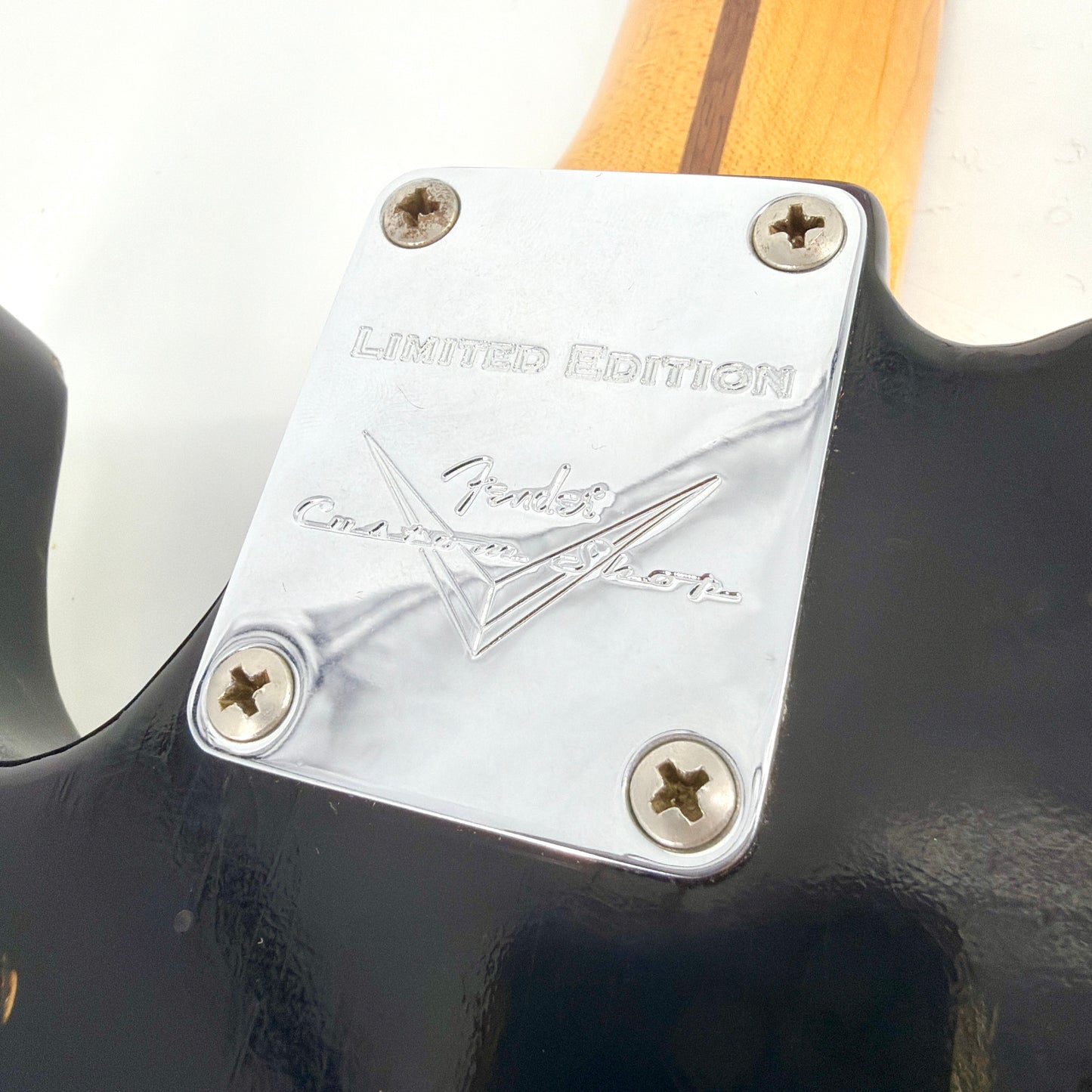 2019 Fender Custom Shop Limited Roasted Pine Double Esquire Relic – Black