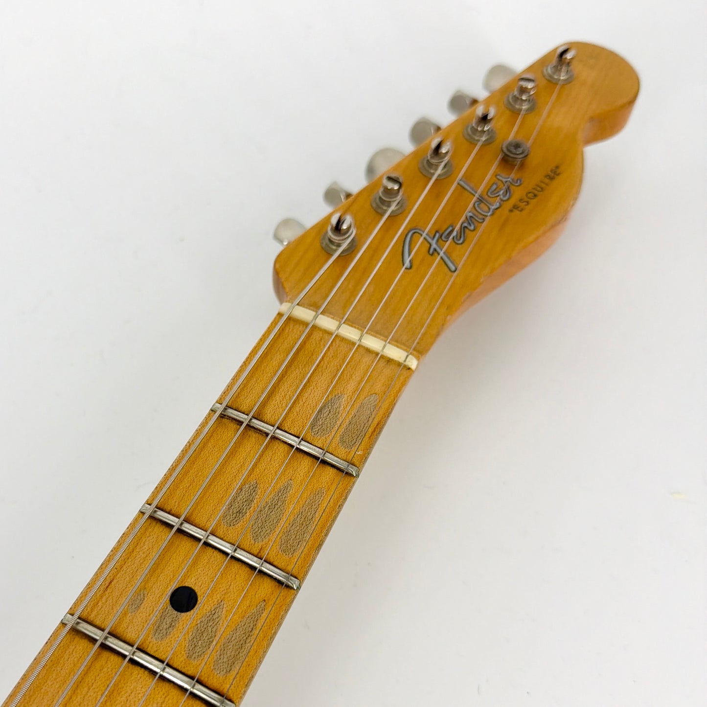 2019 Fender Custom Shop Limited Roasted Pine Double Esquire Relic – Black