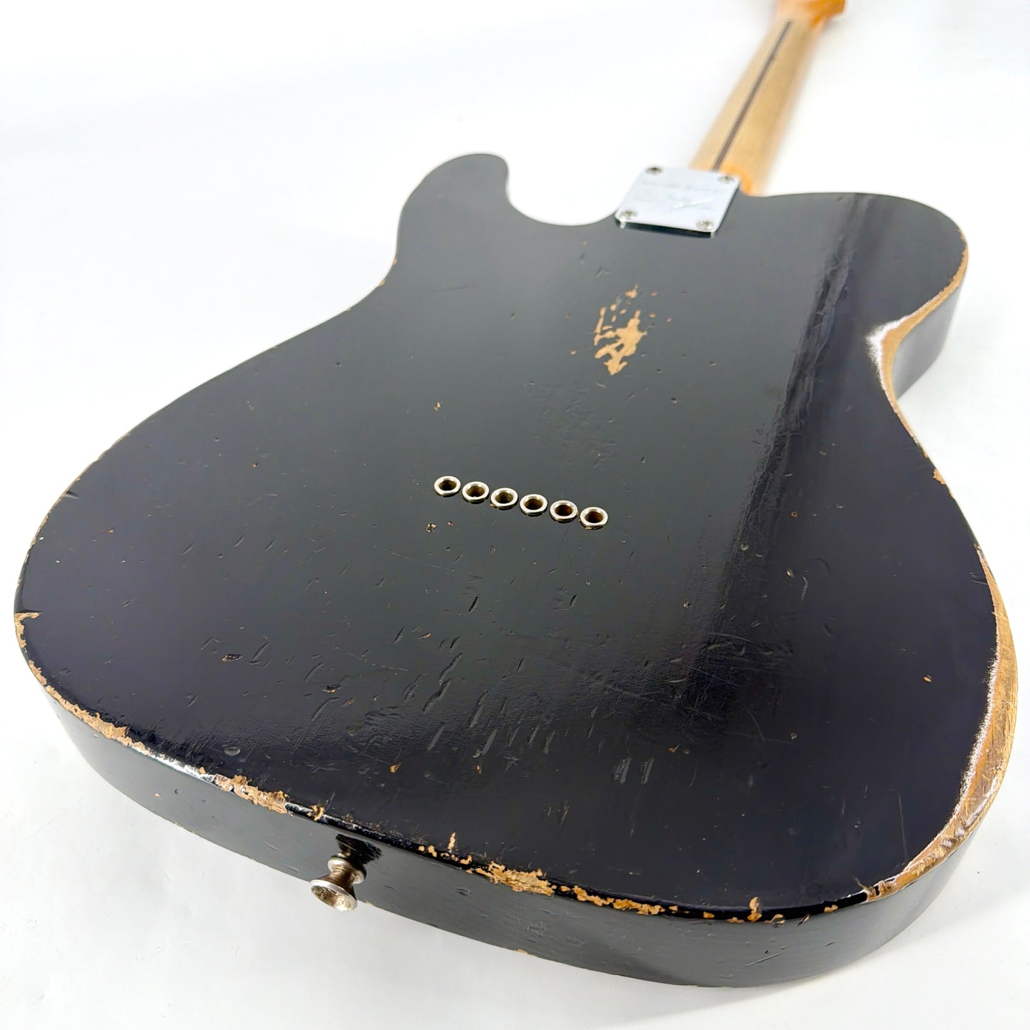 2019 Fender Custom Shop Limited Roasted Pine Double Esquire Relic – Black