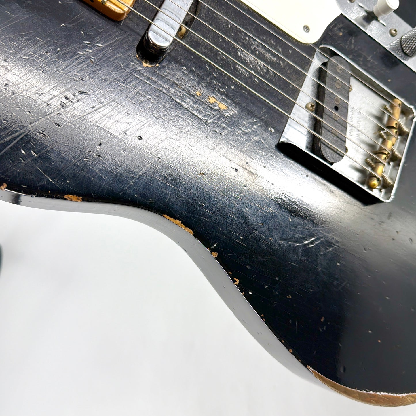 2019 Fender Custom Shop Limited Roasted Pine Double Esquire Relic – Black
