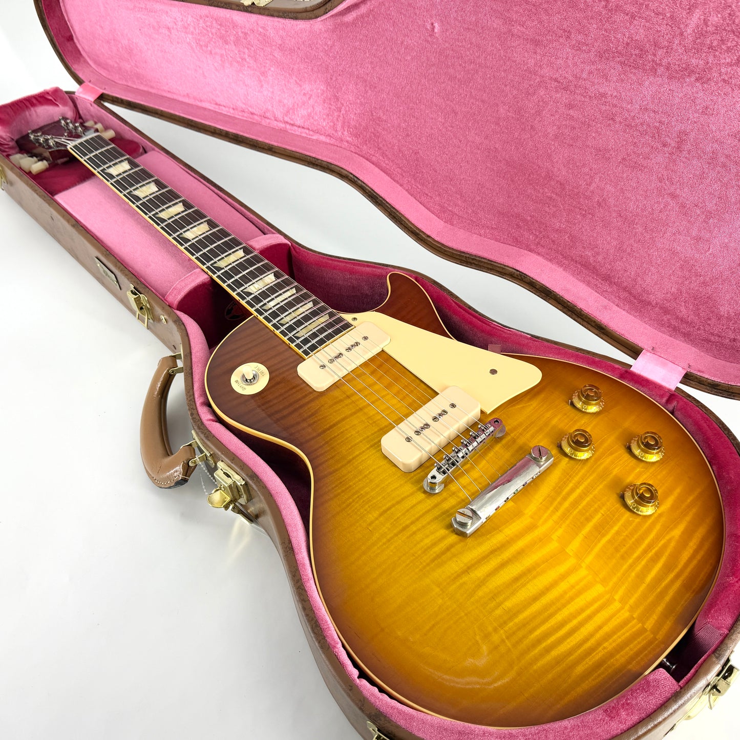 2024 Gibson Custom M2M Murphy Aged 1956 Les Paul Handpicked Top Ultra Light - Slow Ice Tea Fade