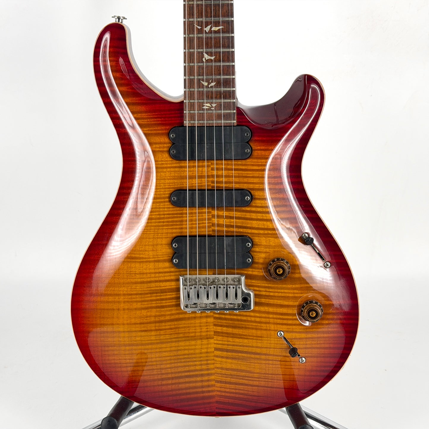 2006 PRS 513 Solid Rosewood Neck - Dark Cherry Sunburst