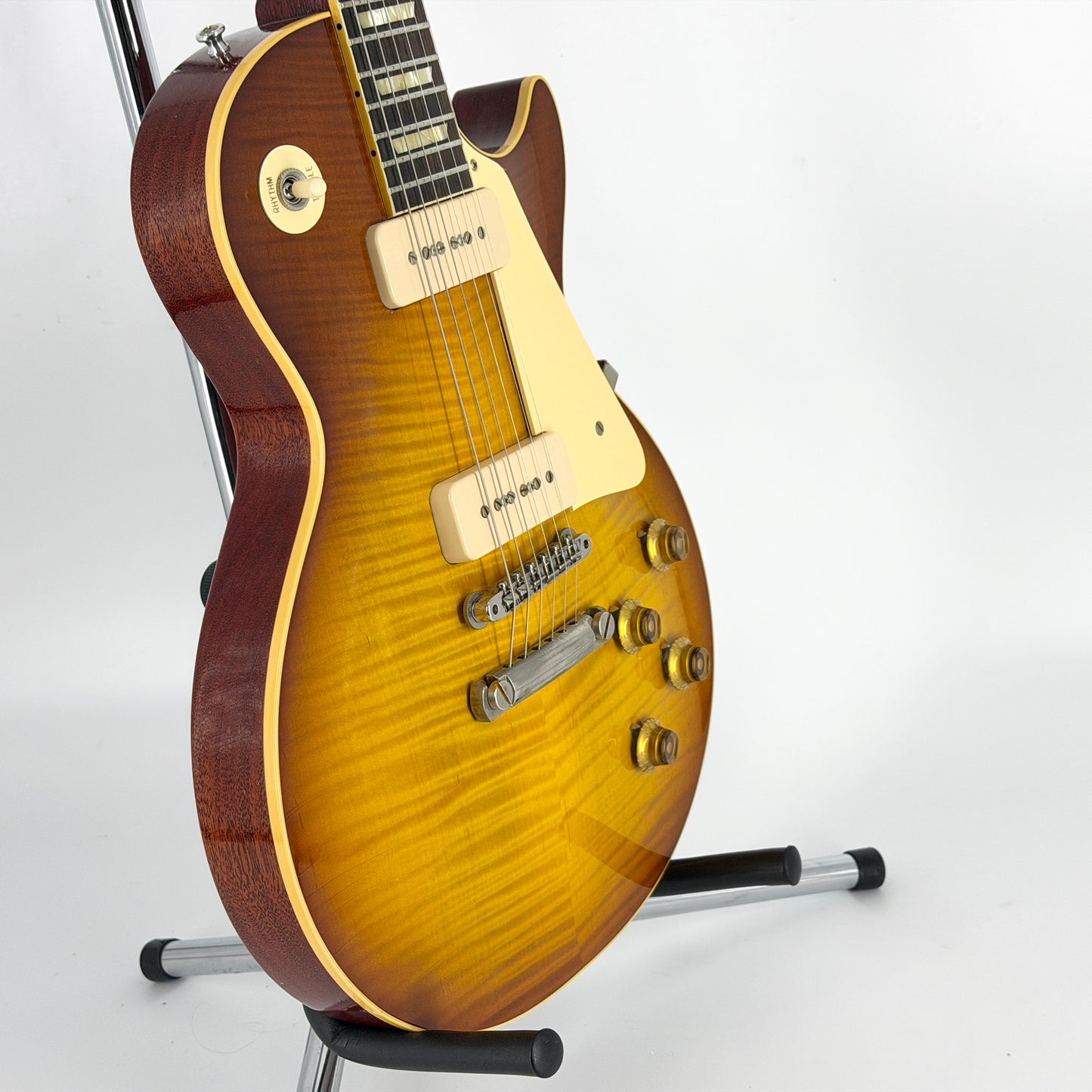 2024 Gibson Custom M2M Murphy Aged 1956 Les Paul Handpicked Top Ultra Light - Slow Ice Tea Fade