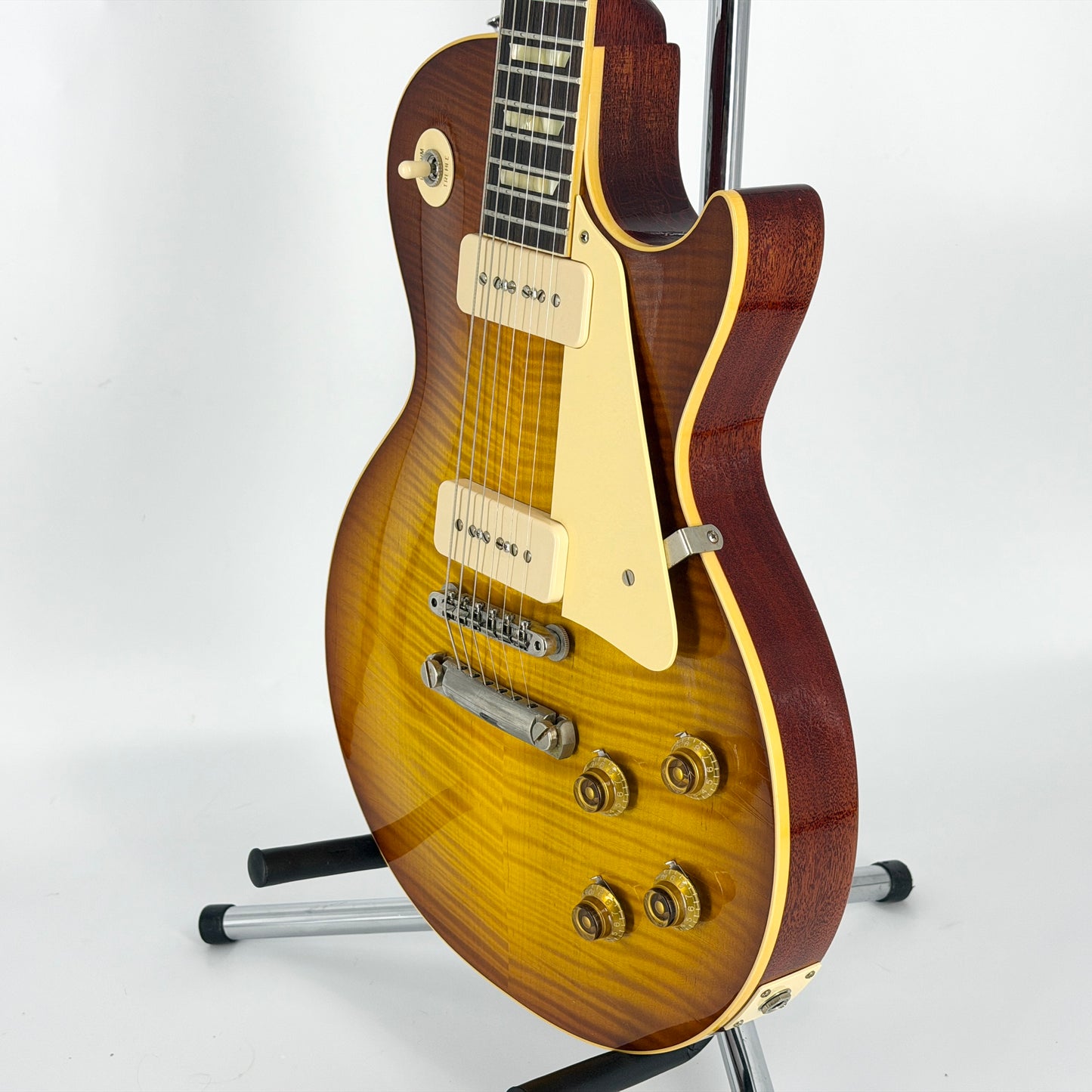2024 Gibson Custom M2M Murphy Aged 1956 Les Paul Handpicked Top Ultra Light - Slow Ice Tea Fade