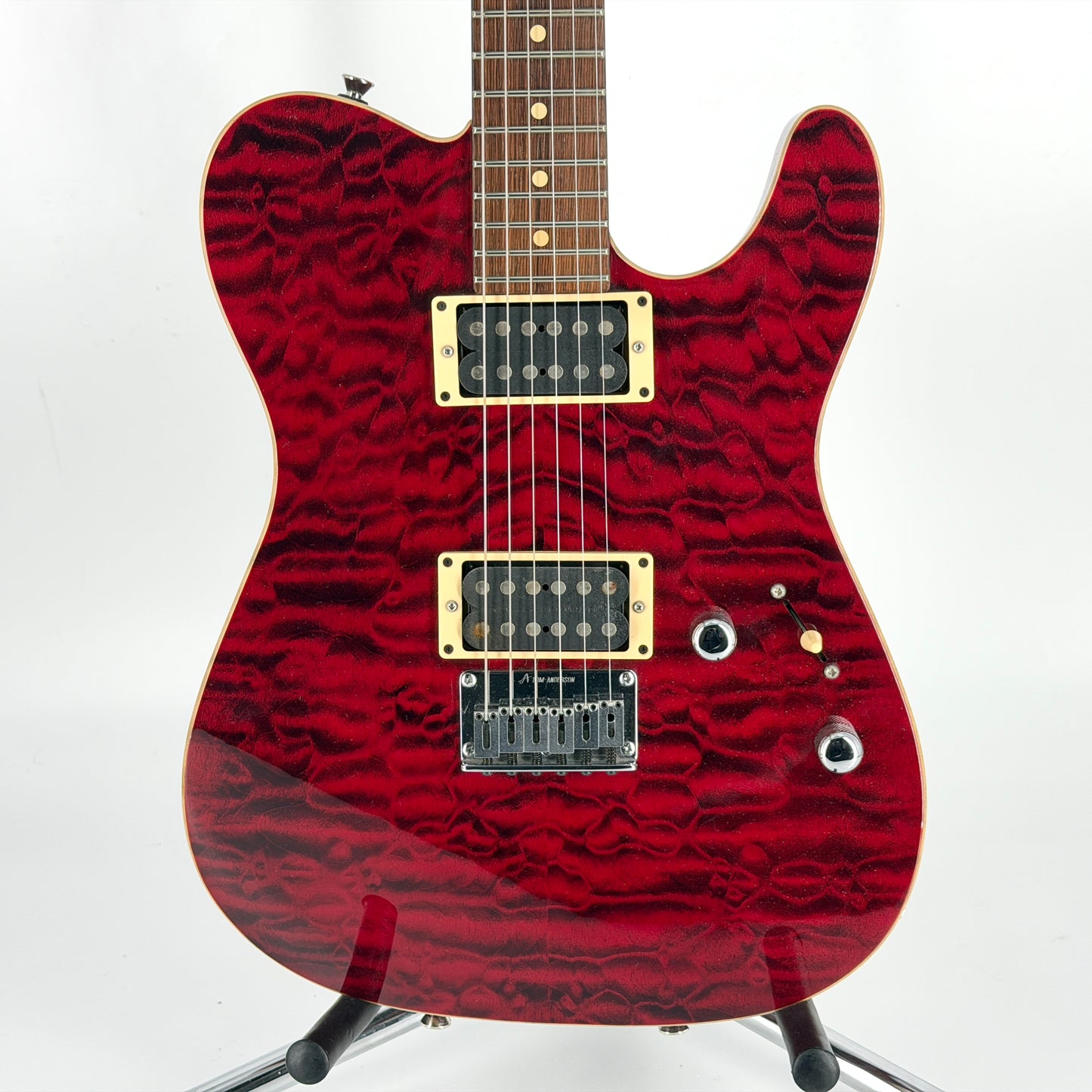 2001 Tom Anderson Cobra Quilt - Cajun Red