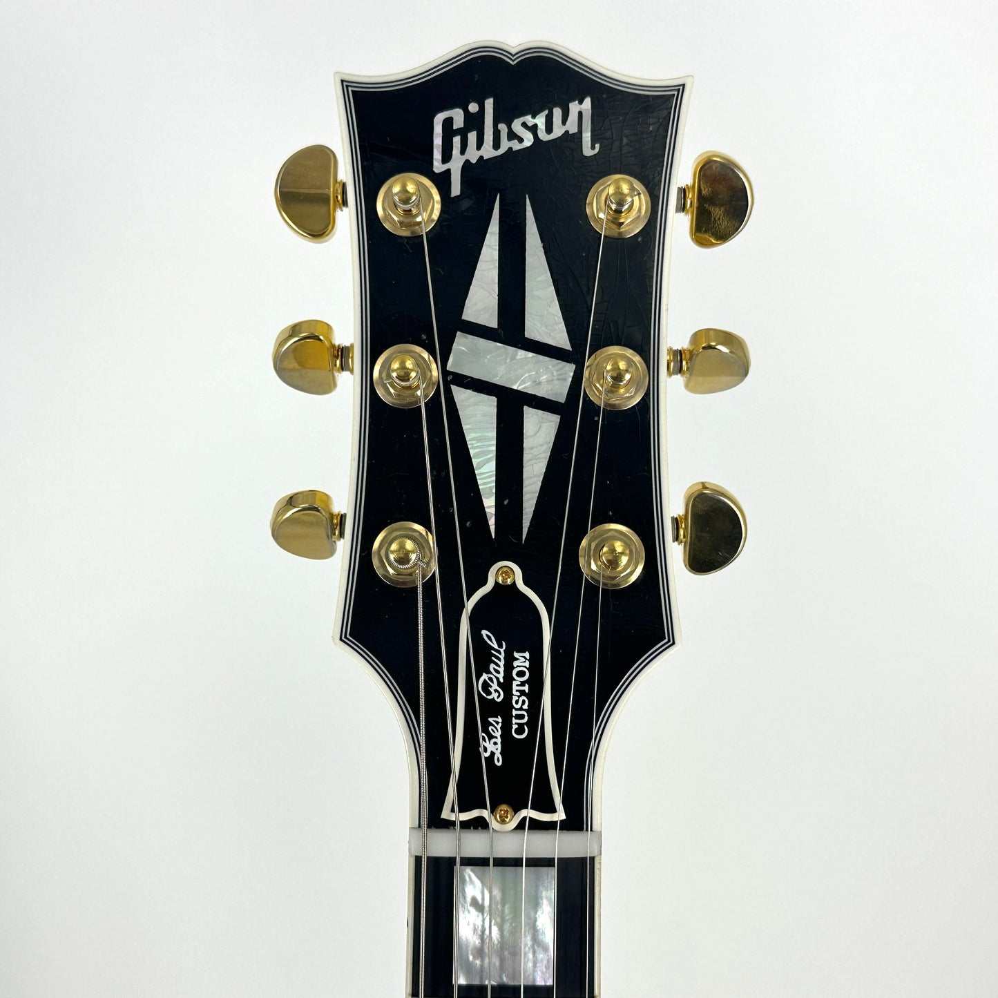 2020 Gibson Murphy Lab '63 Les Paul SG Custom with Maestro Ultra Light Aged - Classic White