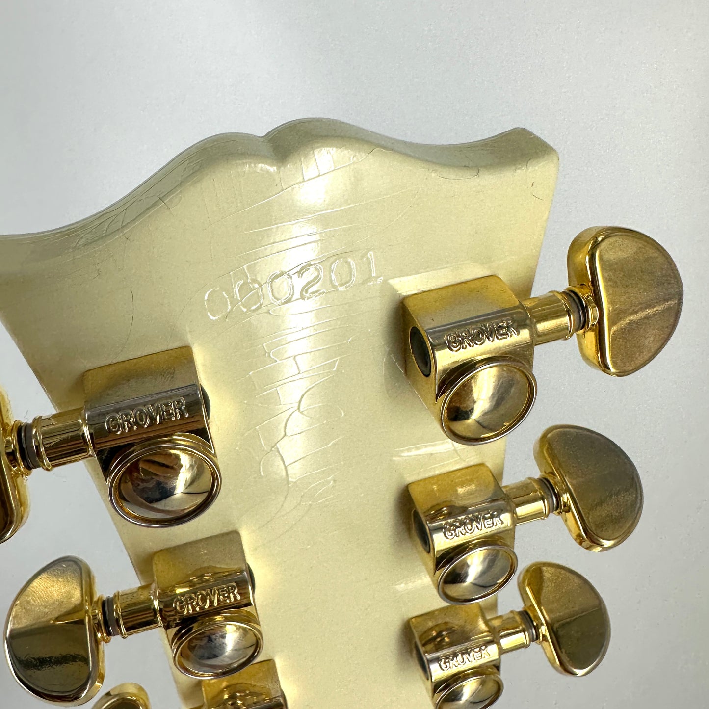 2020 Gibson Murphy Lab '63 Les Paul SG Custom with Maestro Ultra Light Aged - Classic White