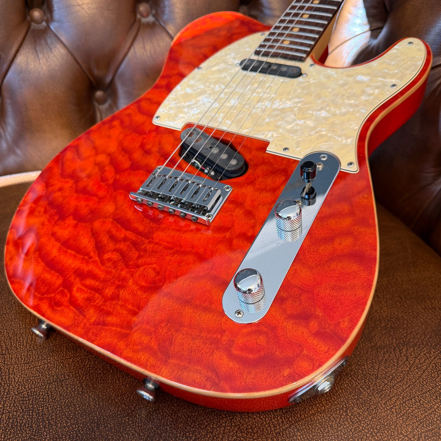 1997 Tom Anderson Hollow T Classic Contoured - 6120 Orange