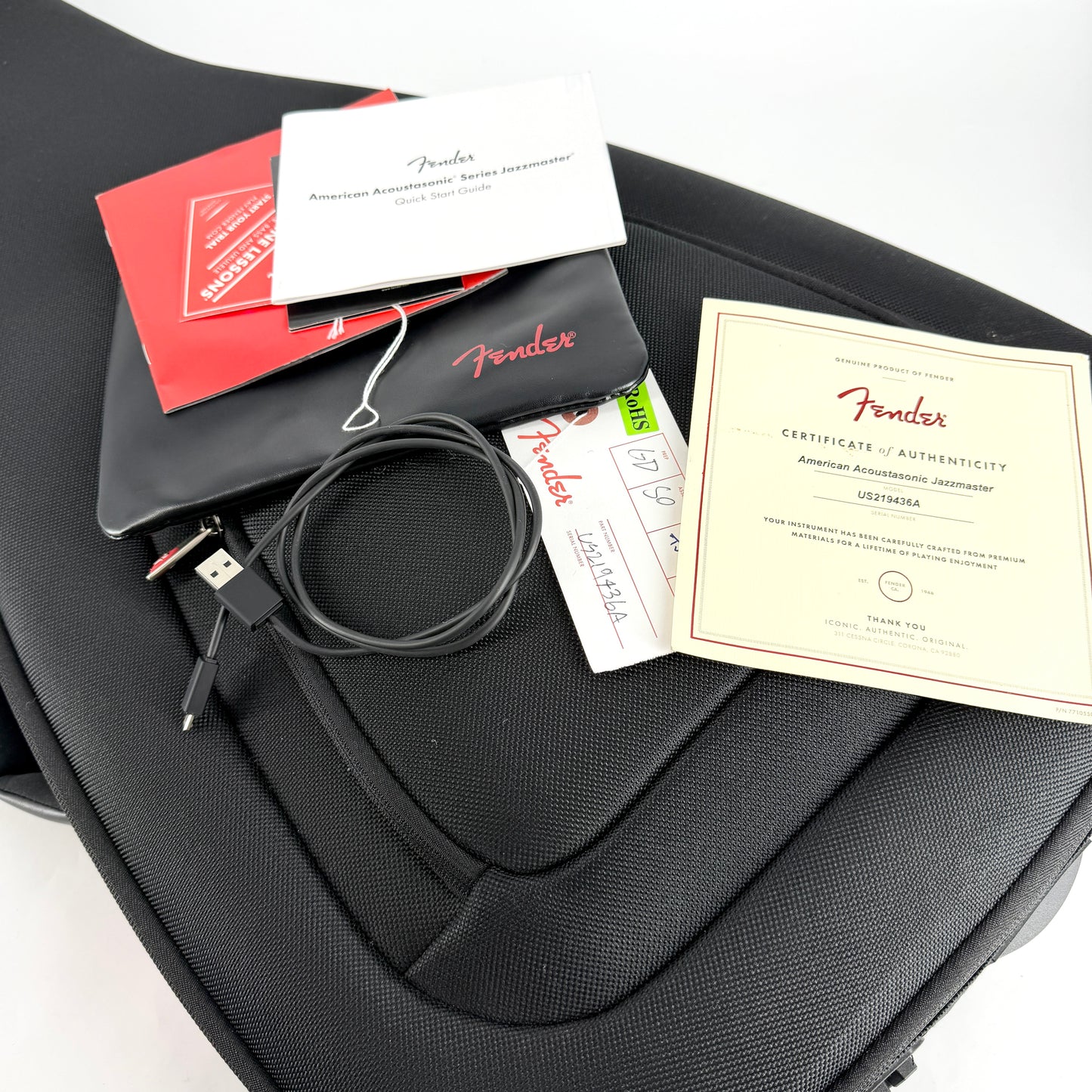 2021 Fender American Acoustasonic Jazzmaster - Ocean Turquoise