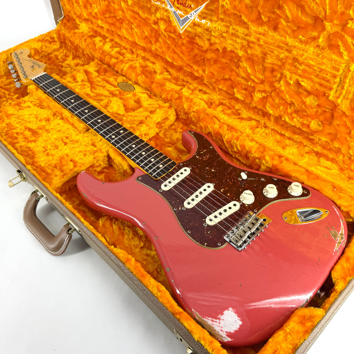 2017 Fender Custom Shop '63 Stratocaster Relic - Faded Fiesta Red