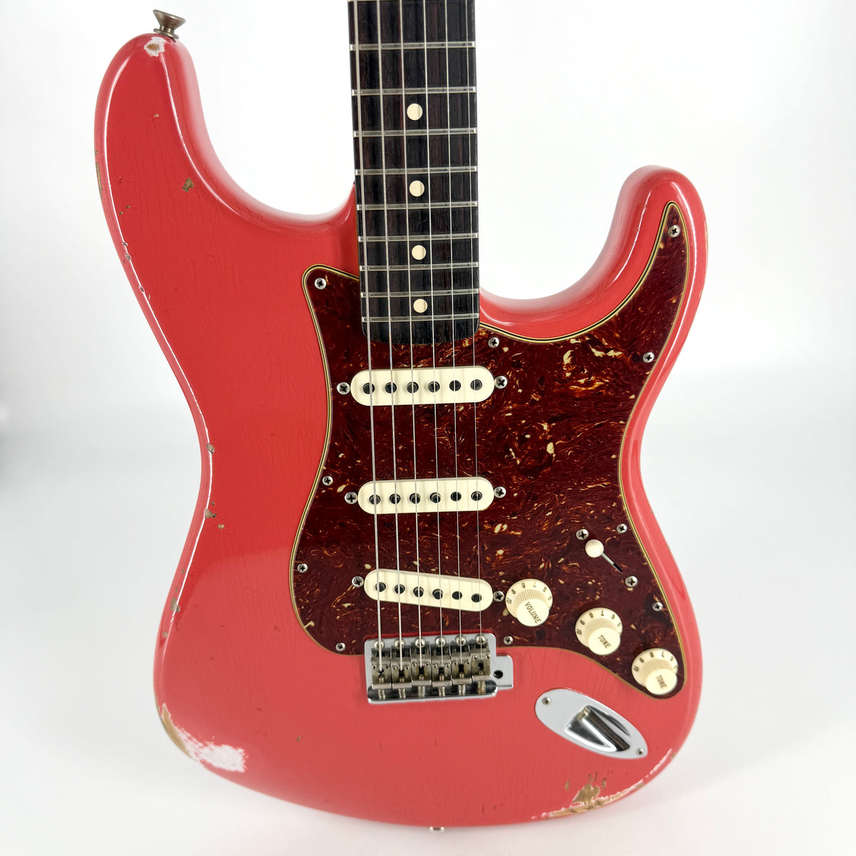 2017 Fender Custom Shop '63 Stratocaster Relic - Faded Fiesta Red