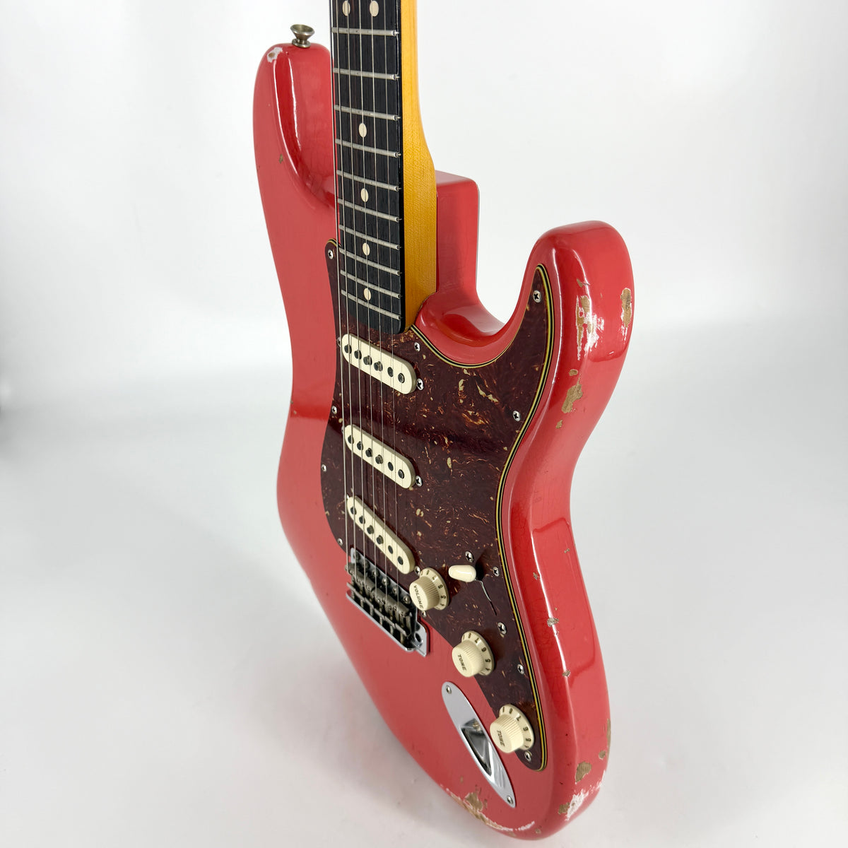 2017 Fender Custom Shop '63 Stratocaster Relic - Faded Fiesta Red