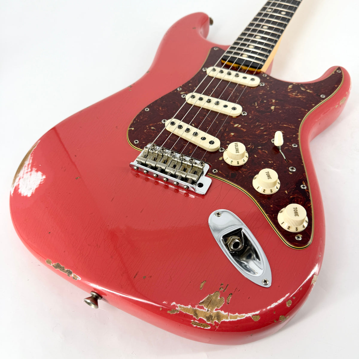 2017 Fender Custom Shop '63 Stratocaster Relic - Faded Fiesta Red