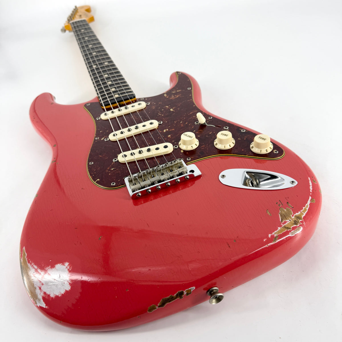 2017 Fender Custom Shop '63 Stratocaster Relic - Faded Fiesta Red