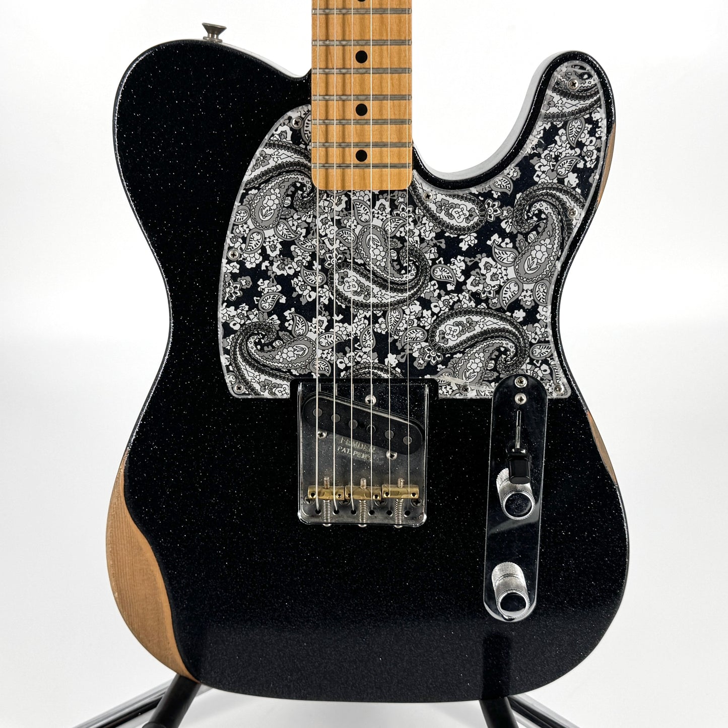2020 Fender Brad Paisley Road Worn Esquire – Black Sparkle