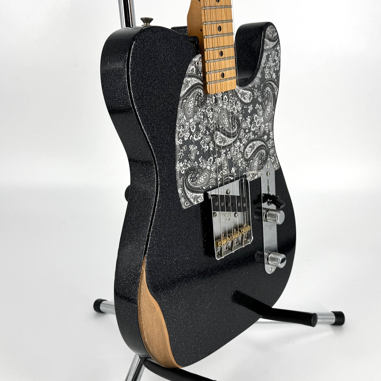 2020 Fender Brad Paisley Road Worn Esquire – Black Sparkle