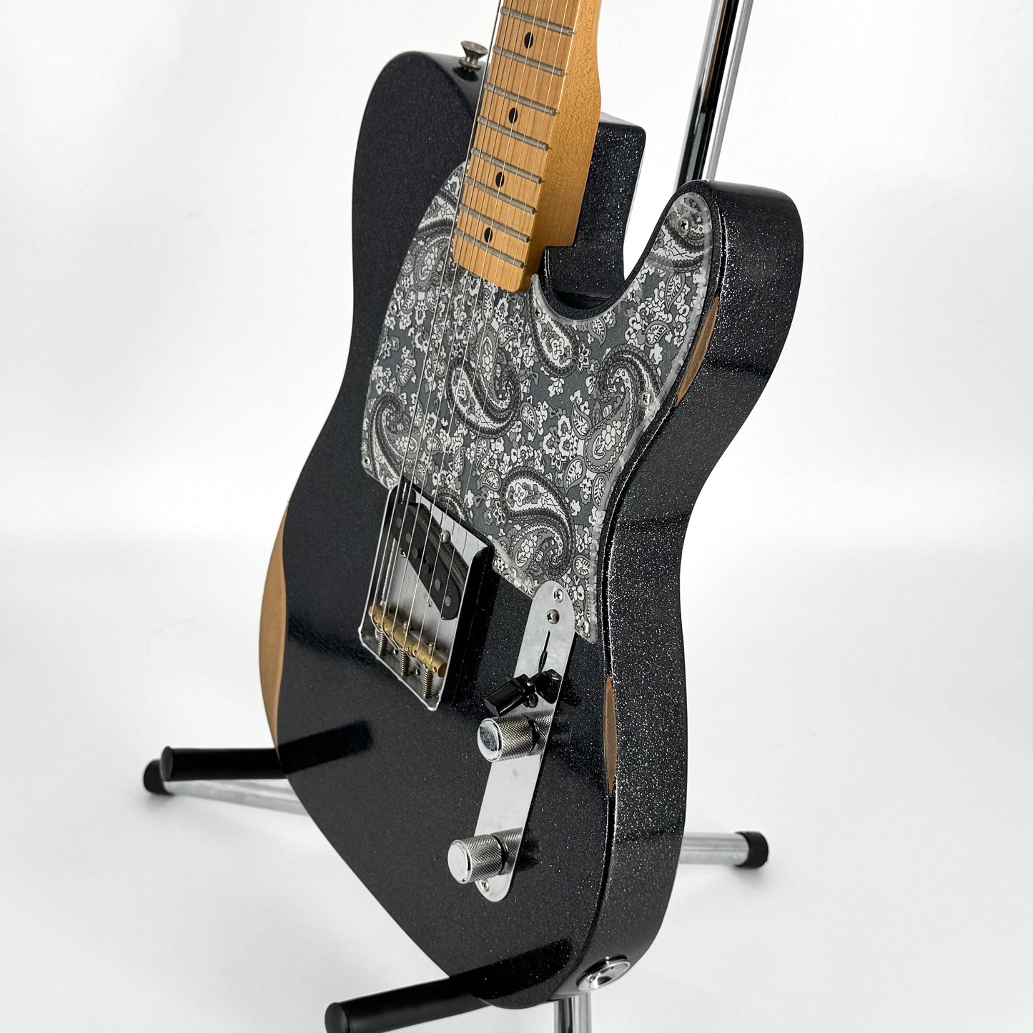 2020 Fender Brad Paisley Road Worn Esquire – Black Sparkle