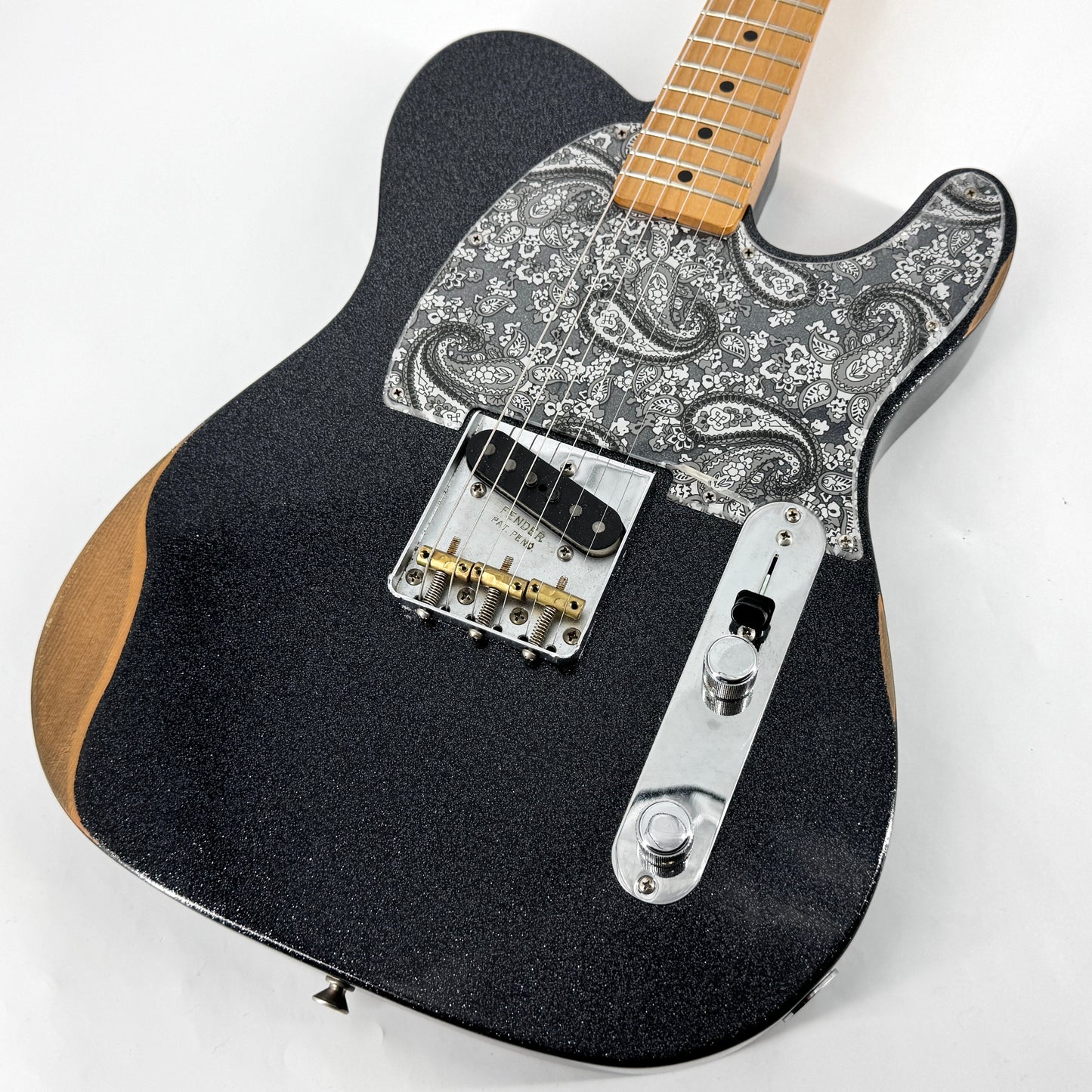 2020 Fender Brad Paisley Road Worn Esquire – Black Sparkle