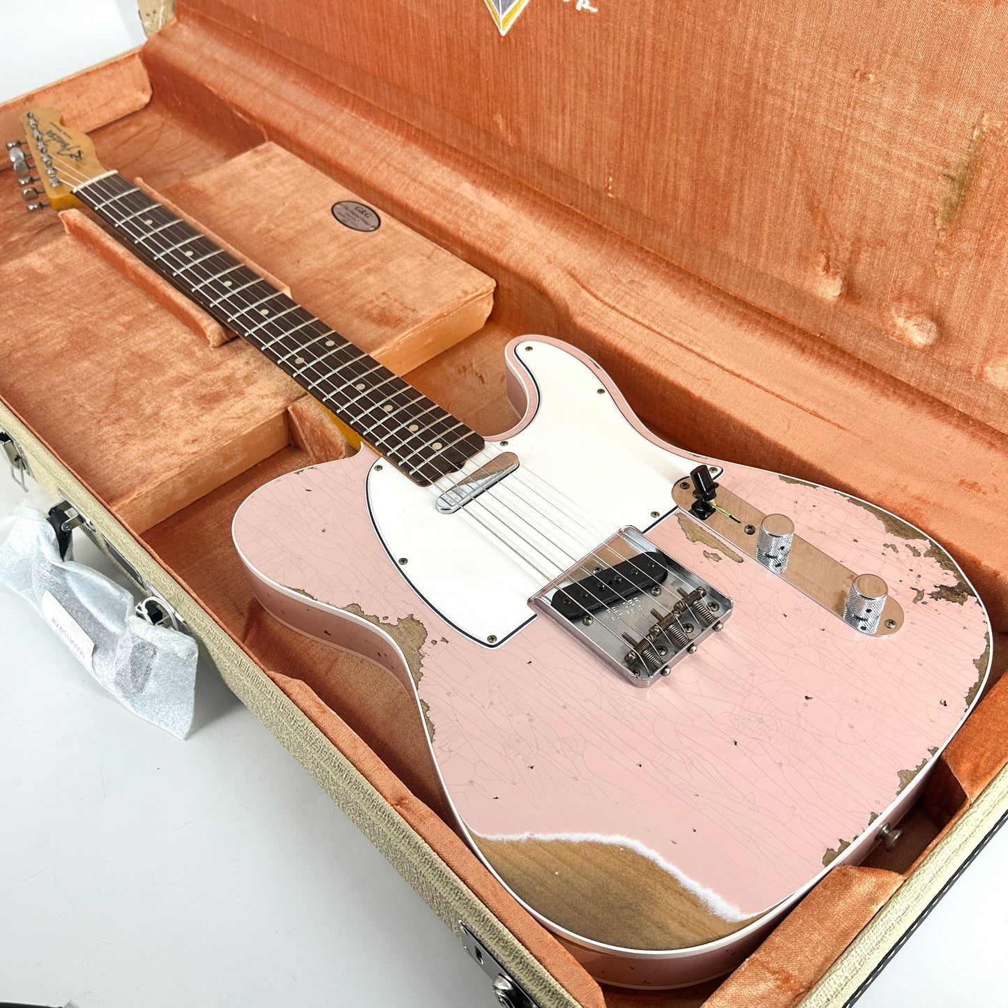 2023 Fender Custom Shop 60 Telecaster Custom Heavy Relic – Shell Pink