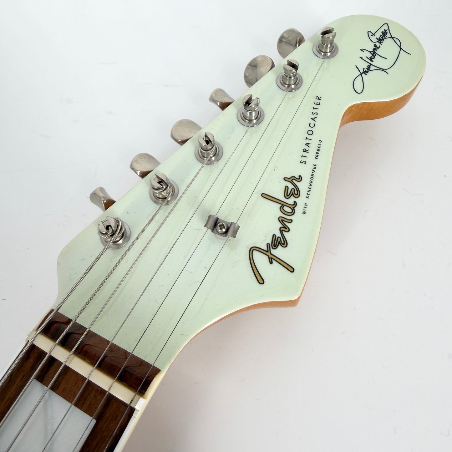 2020 Fender Kenny Wayne Shepherd American Signature Stratocaster – Transparant Faded Sonic Blue