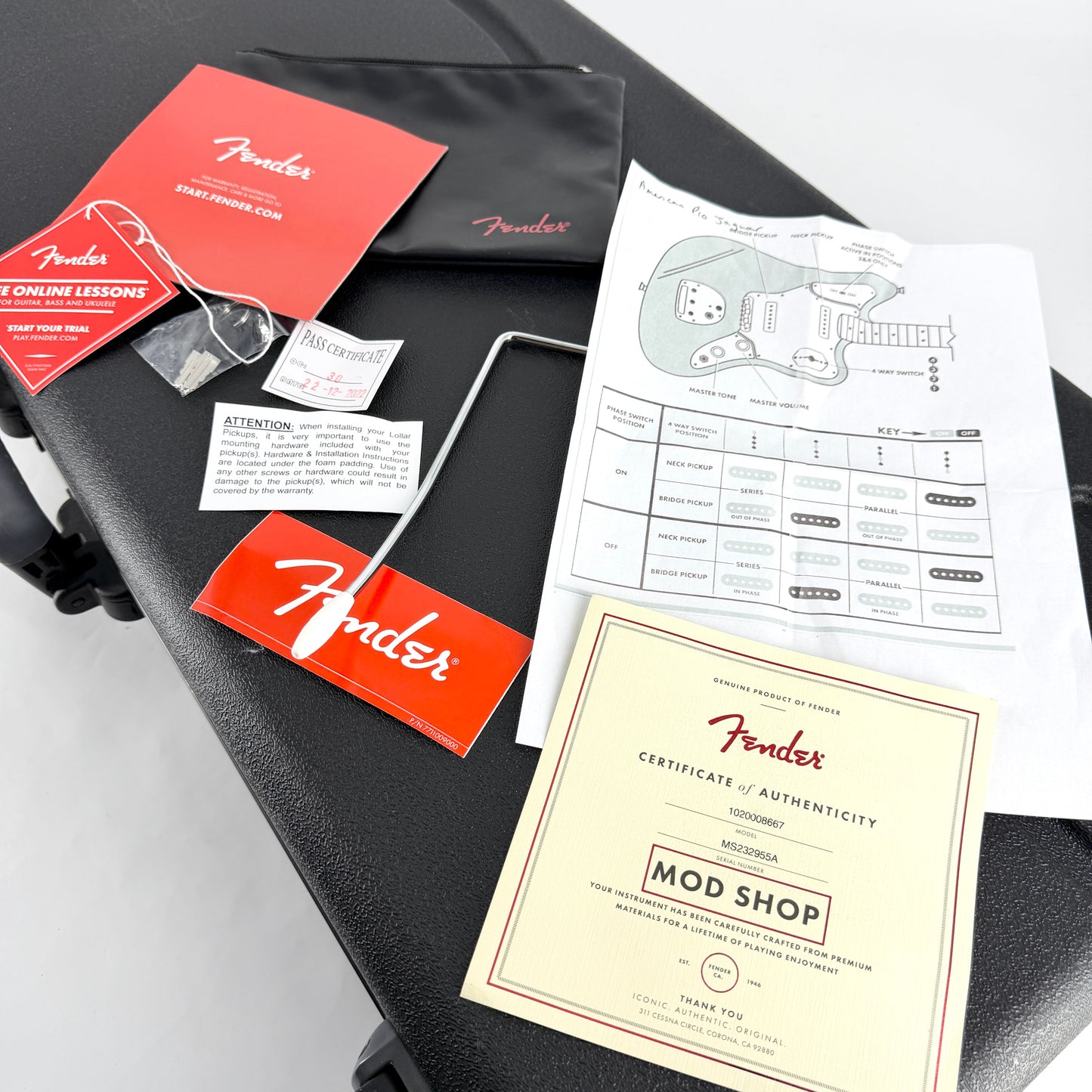 2023 Fender American Mod Shop Jaguar – Black
