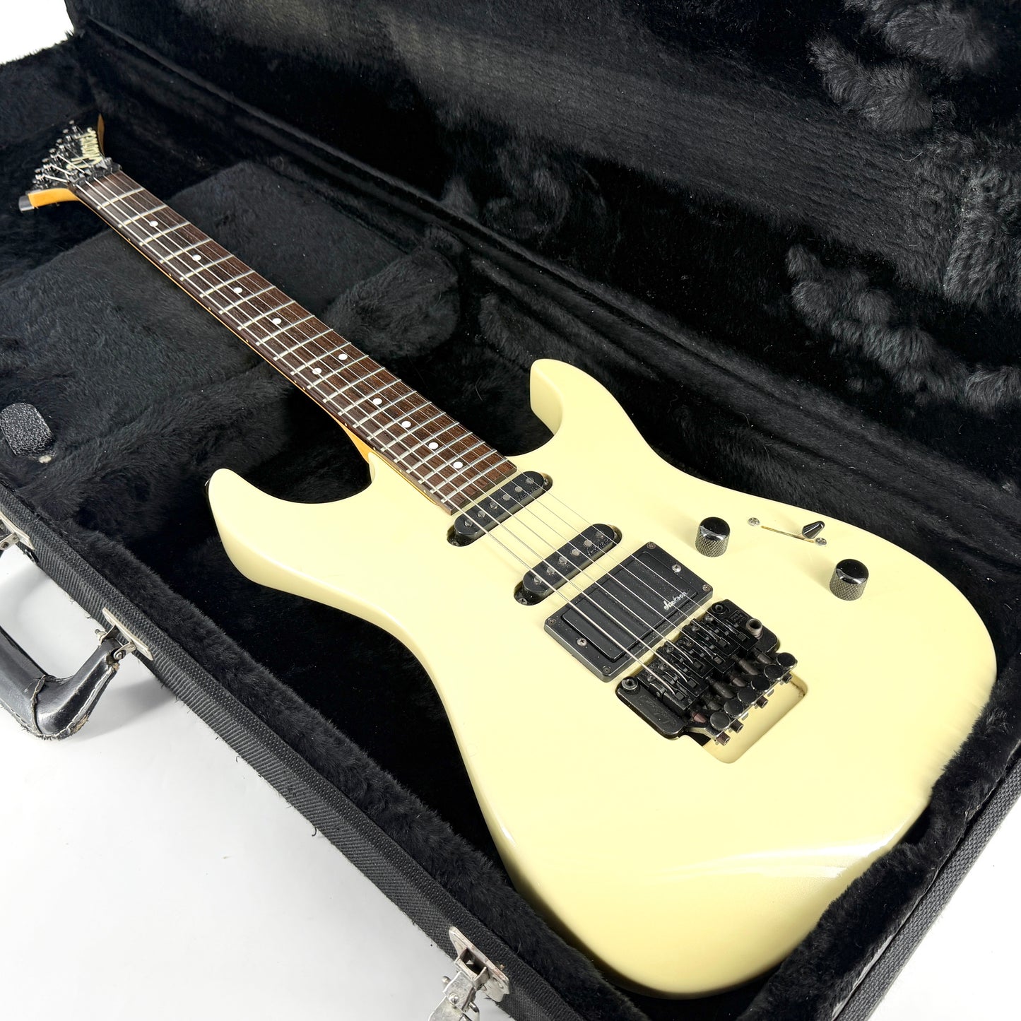 1990 Charvel 375 Deluxe – Pearl White