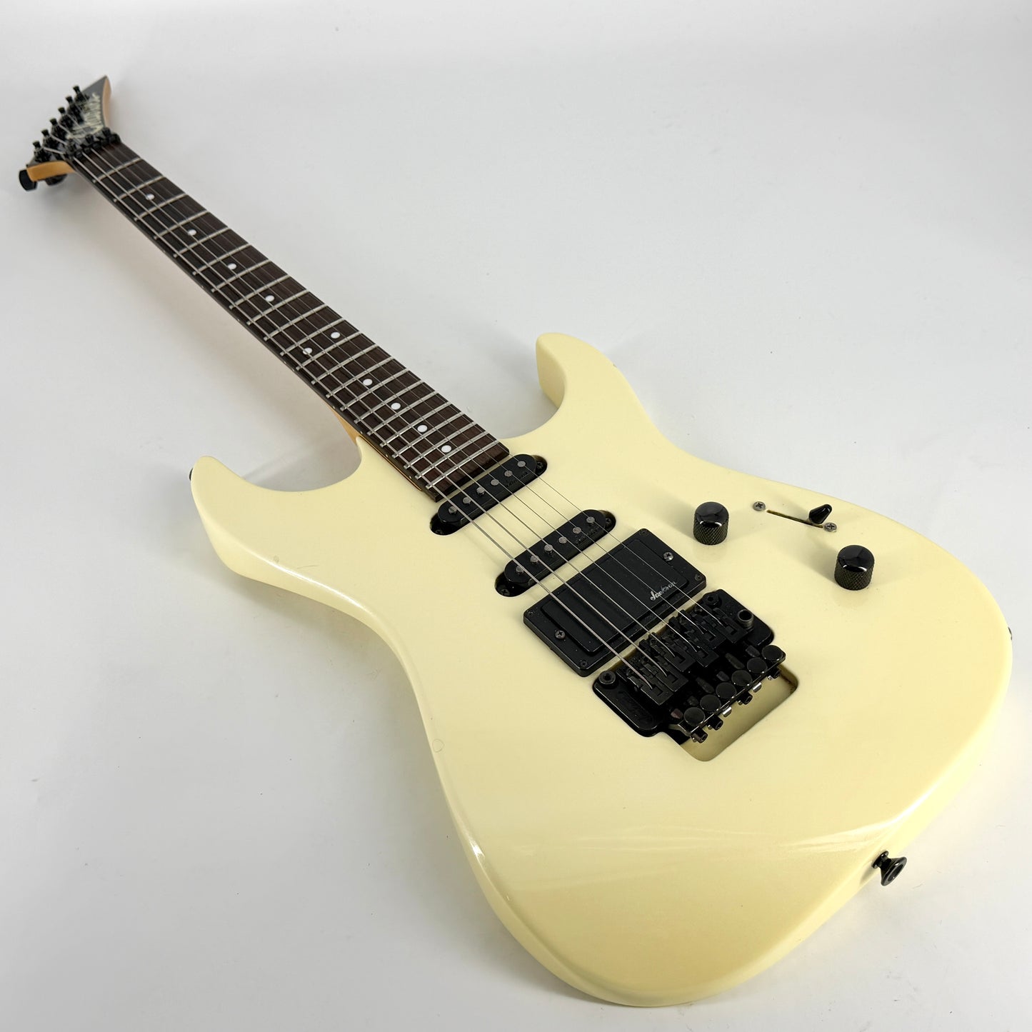 1990 Charvel 375 Deluxe – Pearl White