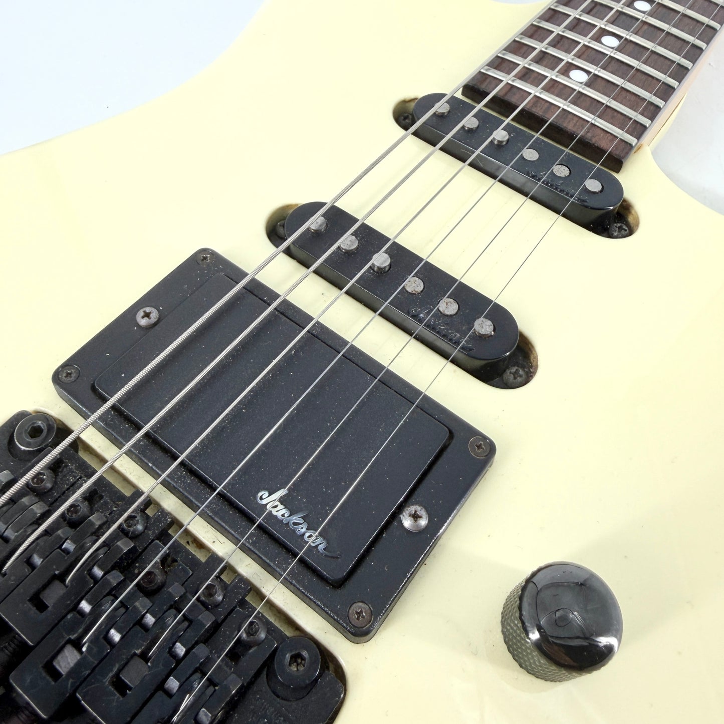 1990 Charvel 375 Deluxe – Pearl White