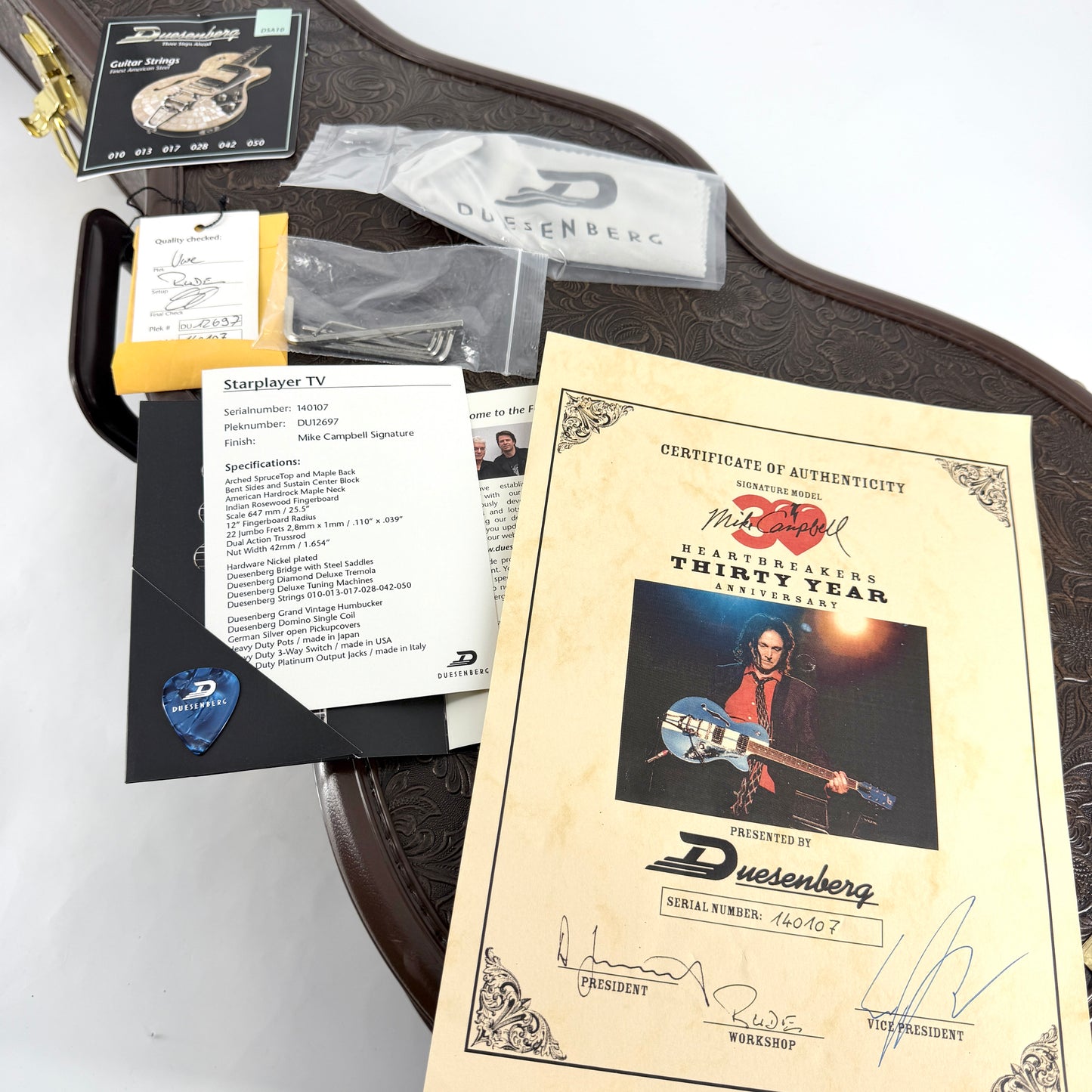 2014 Duesenberg Mike Campbell 30th Anniversary Starplayer TV – Lake Placid Blue
