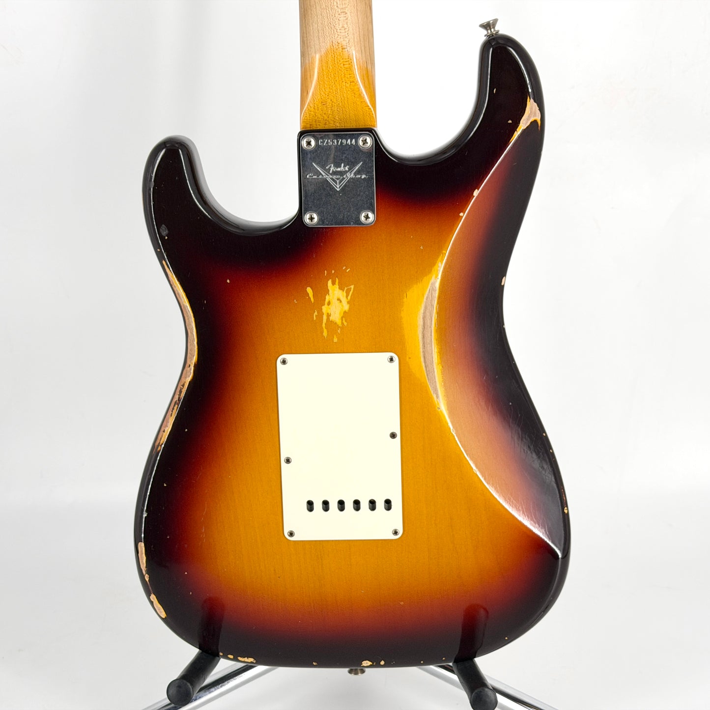 2018 Fender Custom Shop 60 Stratocaster Relic – Chocolate 3 Tone Sunburst