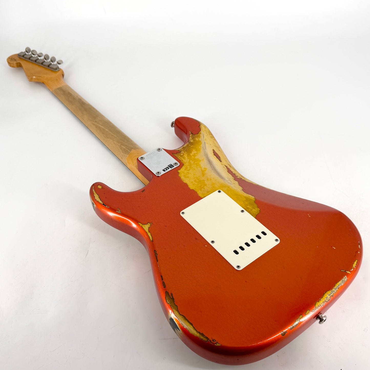 2018 Fender Custom Shop '63 Stratocaster Special Heavy Relic - Candy Tangerine over Sunburst