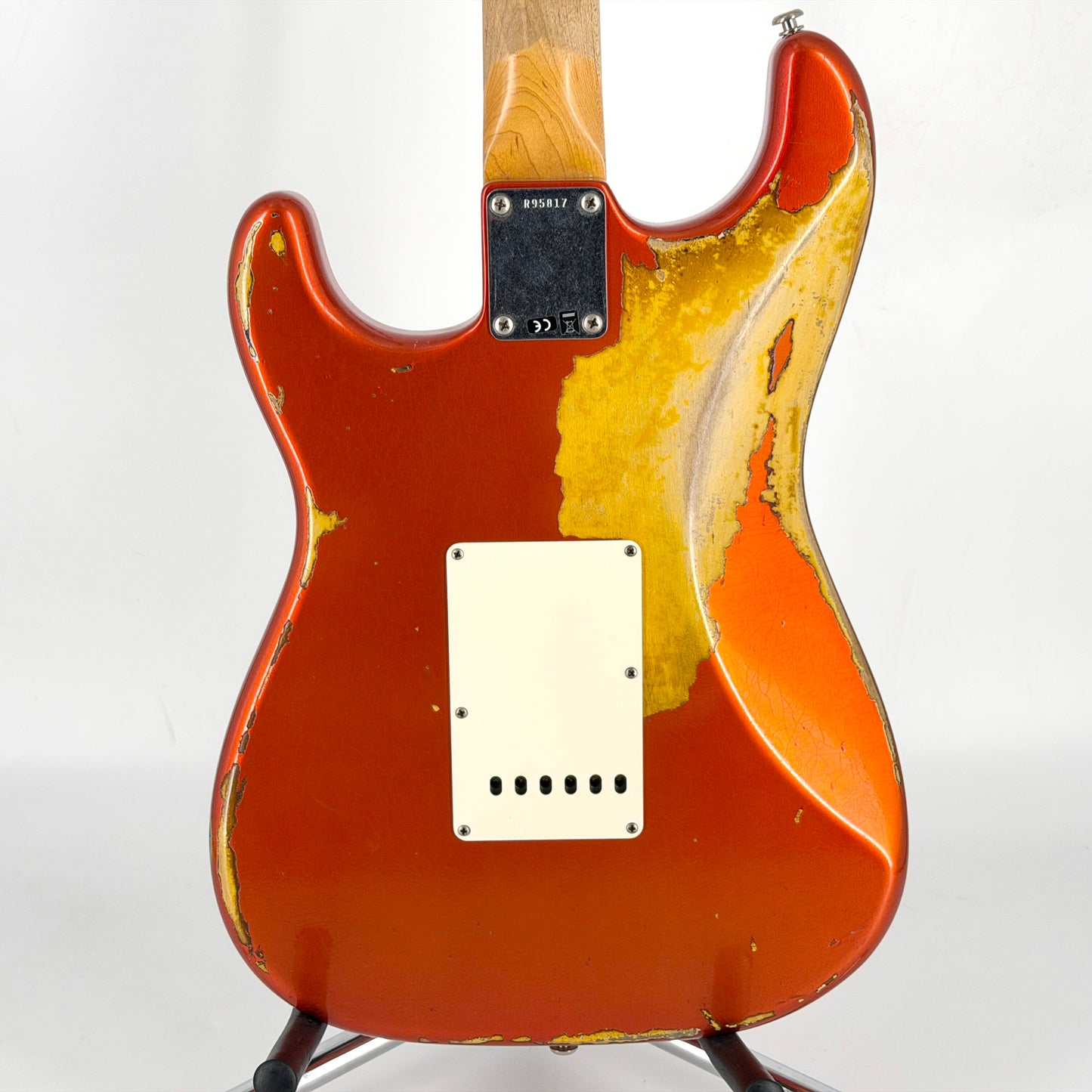 2018 Fender Custom Shop '63 Stratocaster Special Heavy Relic - Candy Tangerine over Sunburst