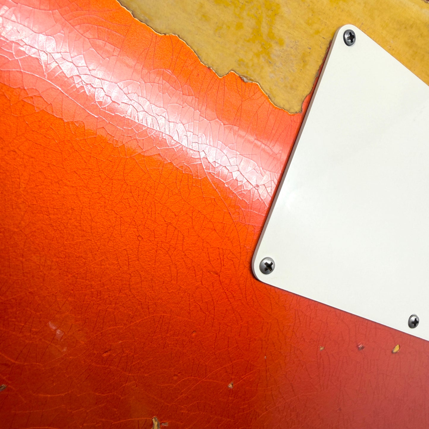 2018 Fender Custom Shop '63 Stratocaster Special Heavy Relic - Candy Tangerine over Sunburst