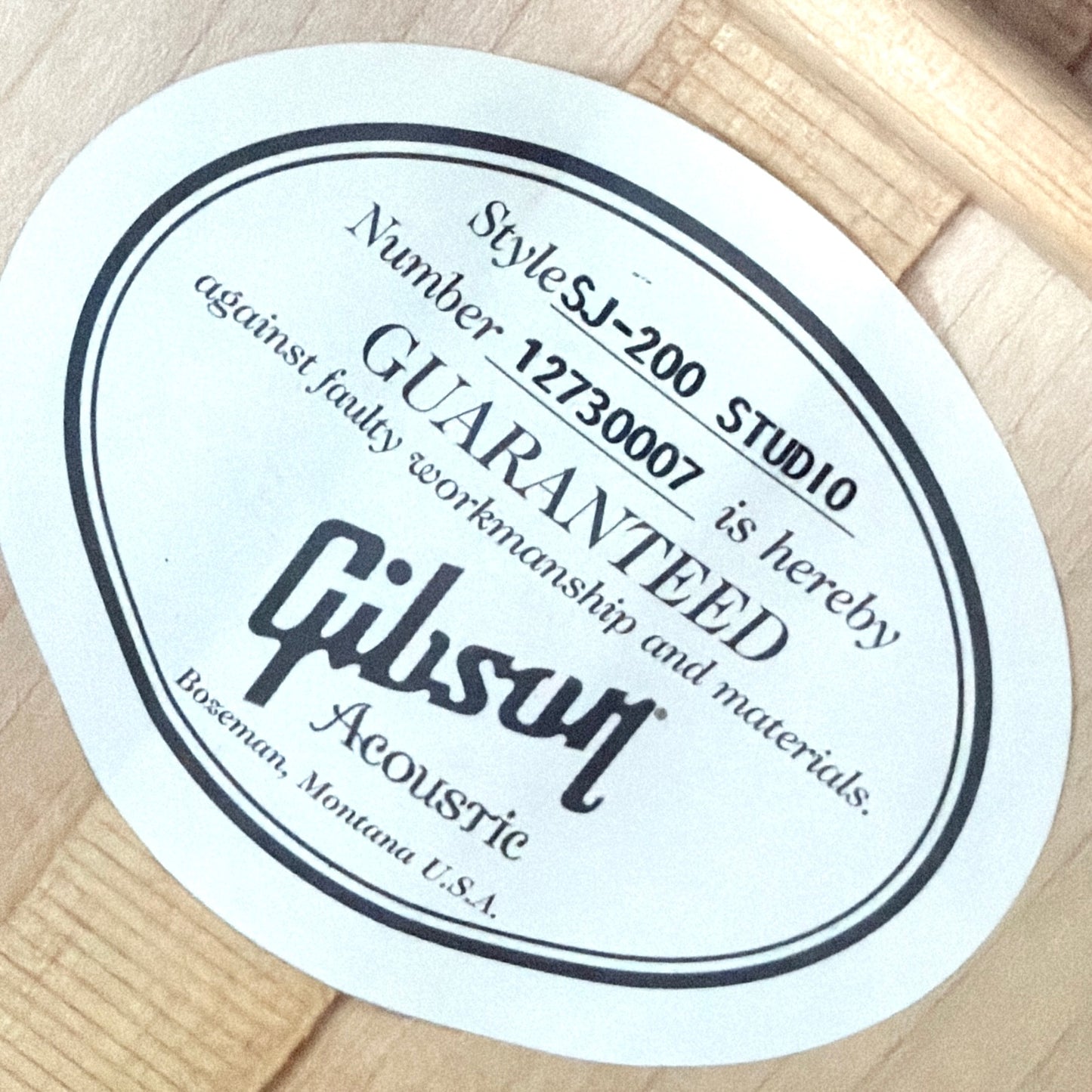 2010 Gibson SJ-200 Studio - Antique Natural