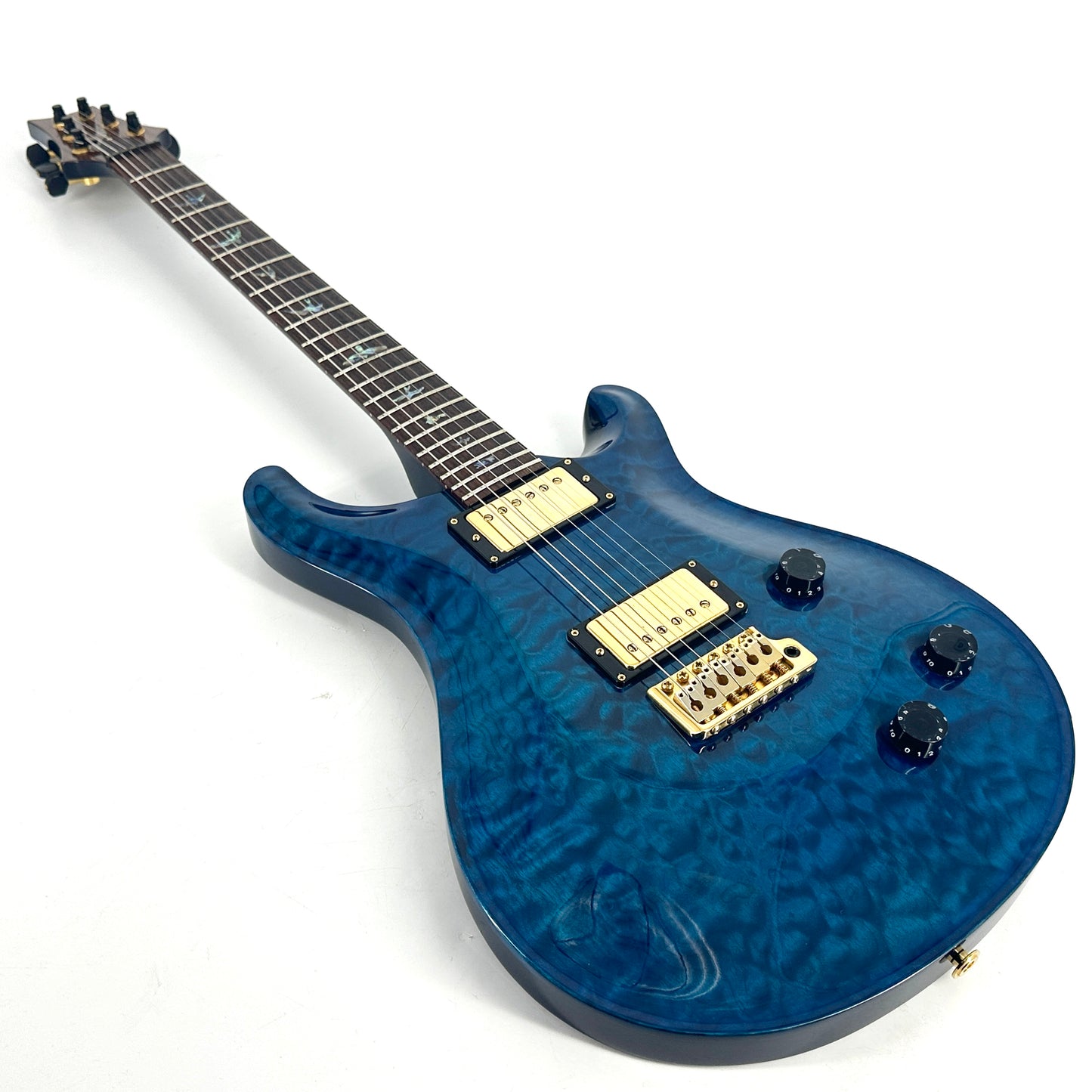 1999 PRS Custom 22 Artist - Royal Blue Quilt