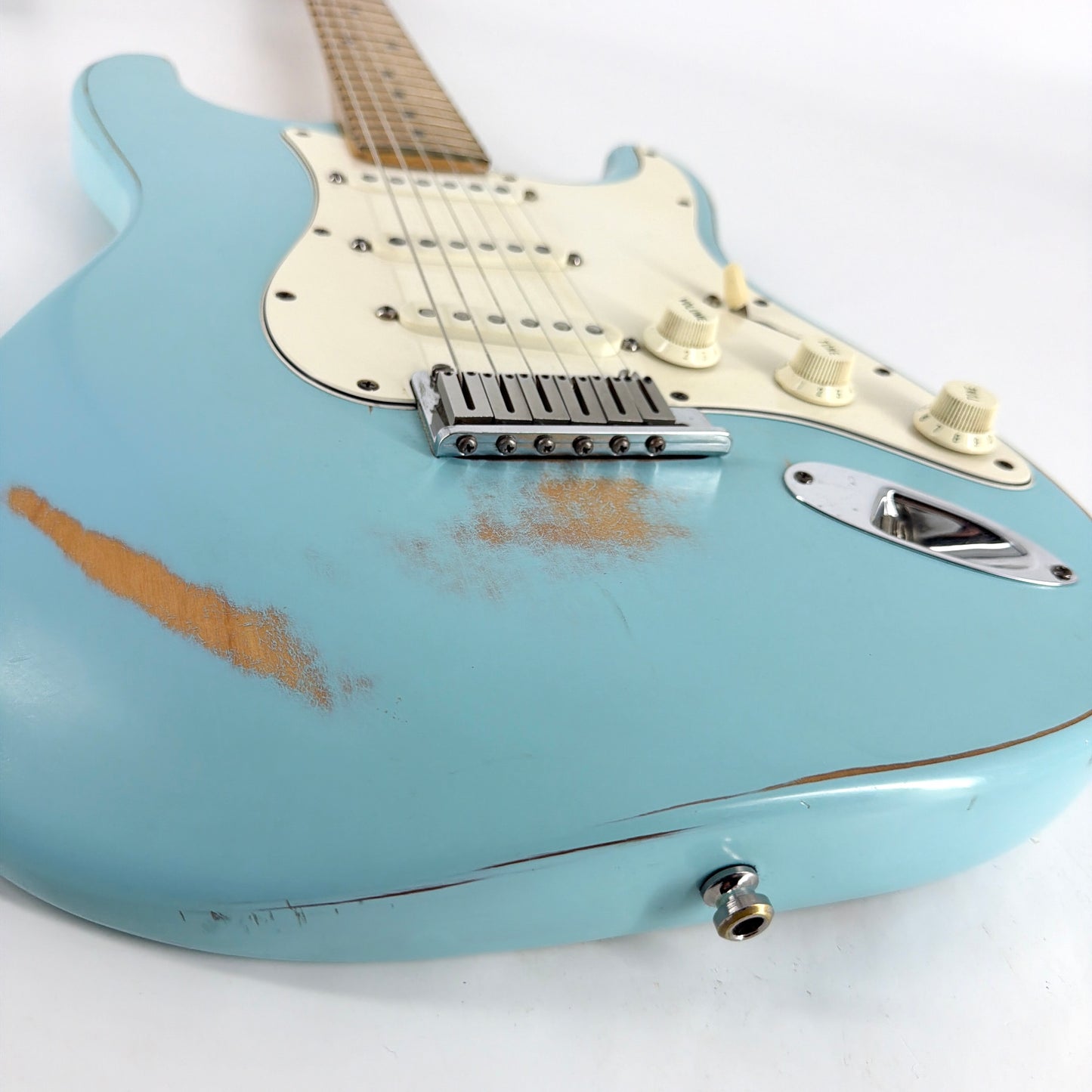 1995 Fender American Standard Stratocaster Relic - Daphne Blue