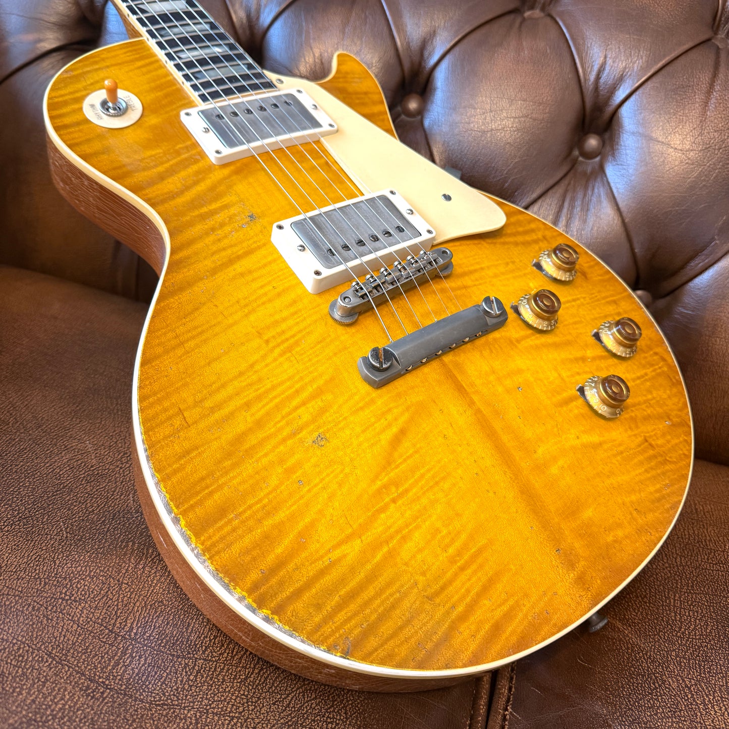 2023 Gibson Custom Murphy Lab 1959 Les Paul Ultra Heavy Aged 59 R9 - Lemon Burst