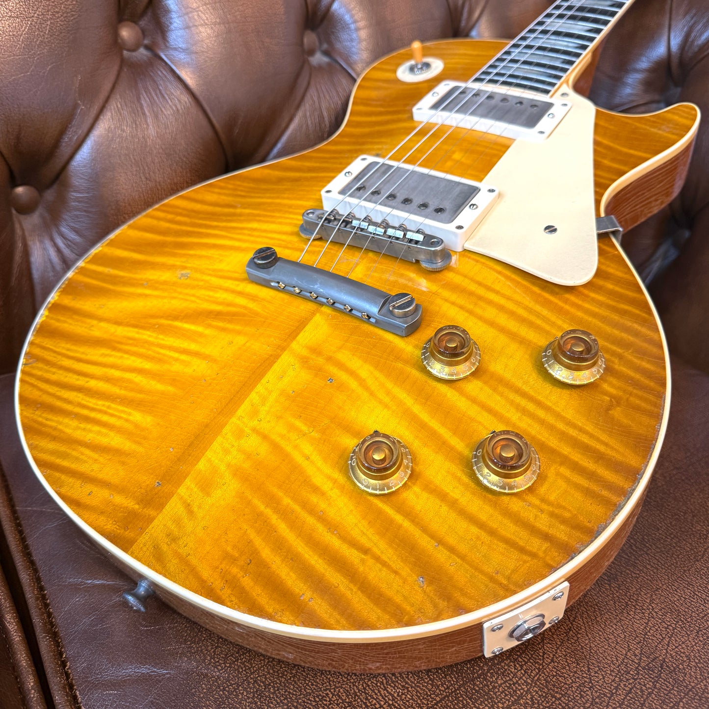 2023 Gibson Custom Murphy Lab 1959 Les Paul Ultra Heavy Aged 59 R9 - Lemon Burst