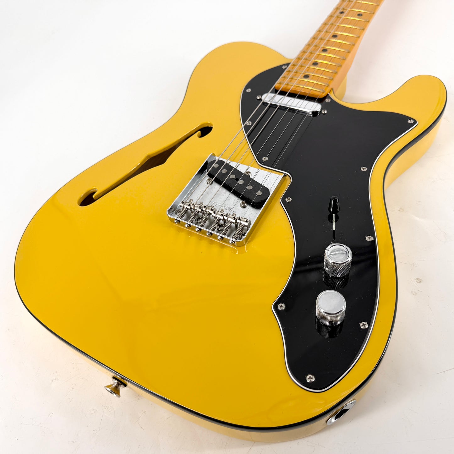 2023 Fender Britt Daniel Telecaster Thinline - Amarillo Gold