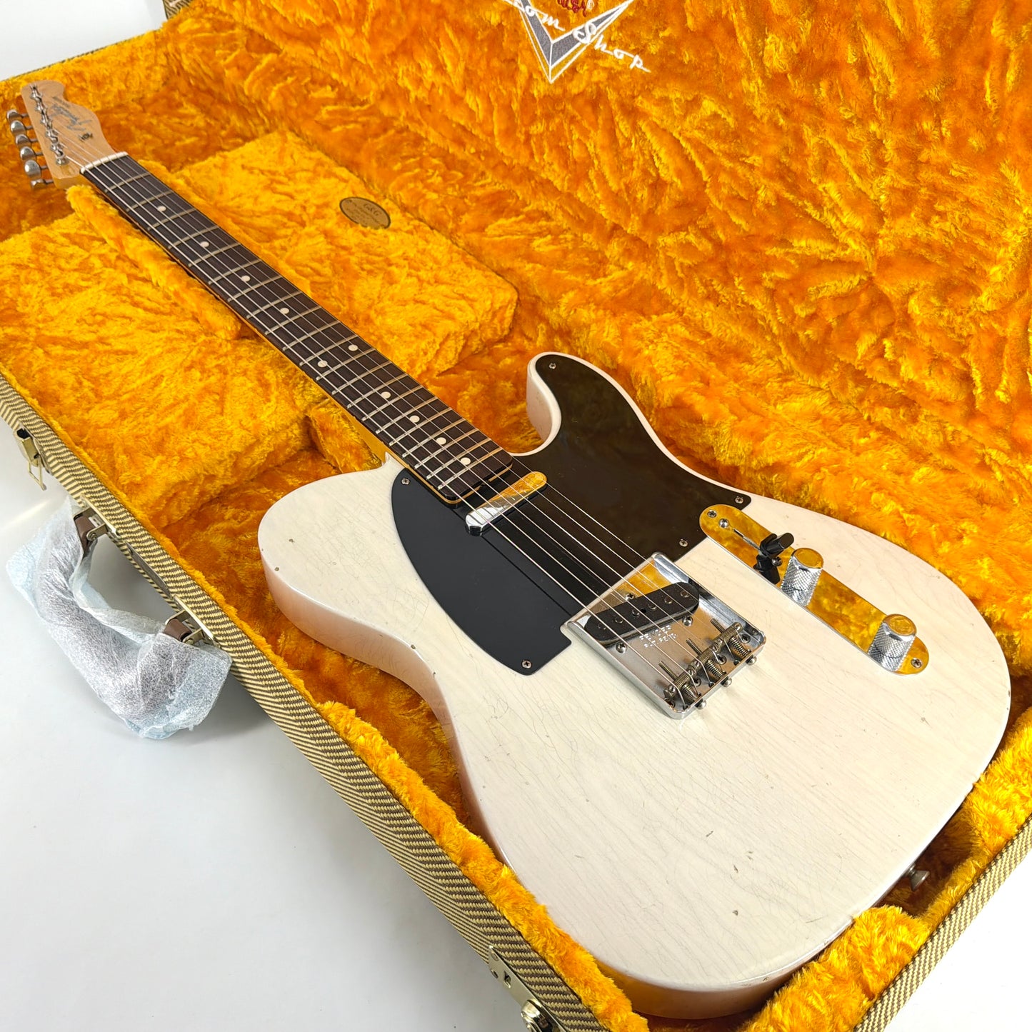 2016 Fender Custom Shop ’58 Telecaster Journeyman Relic – White Blonde