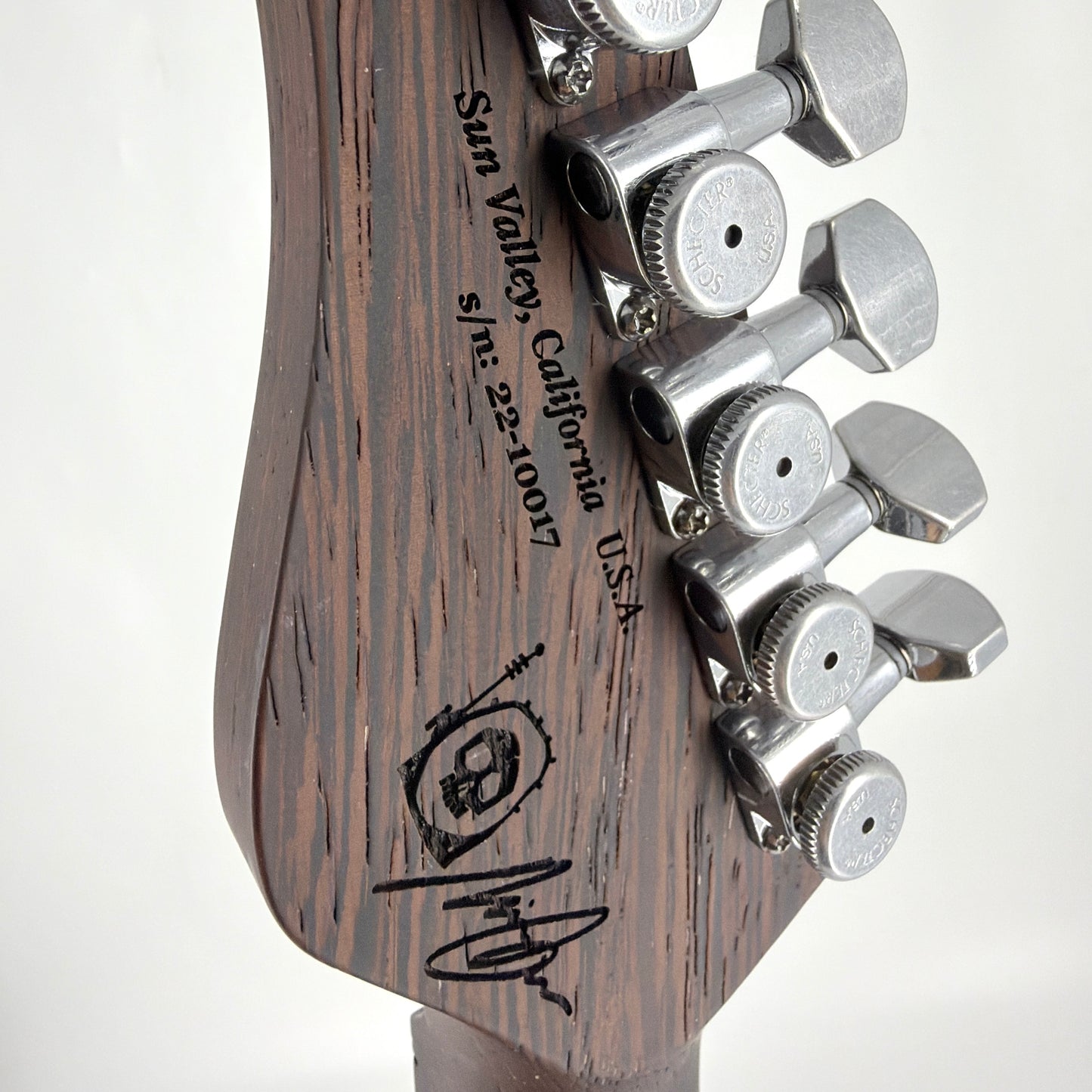 2022 Schecter Custom Shop Nick Johnston PT - Atomic Frost Blue