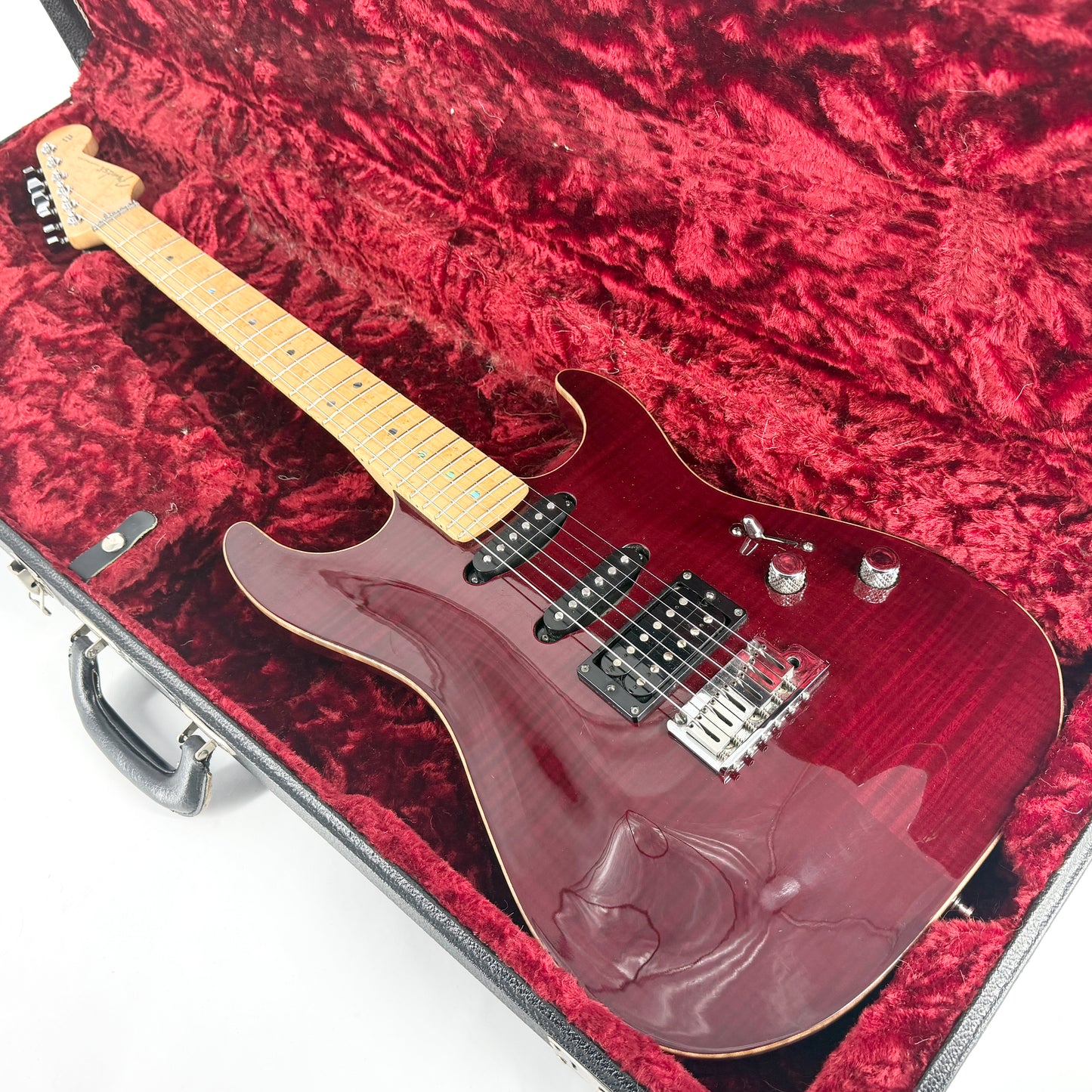 2001 Fender Custom Shop Showmaster FMT – Cherry Transparent