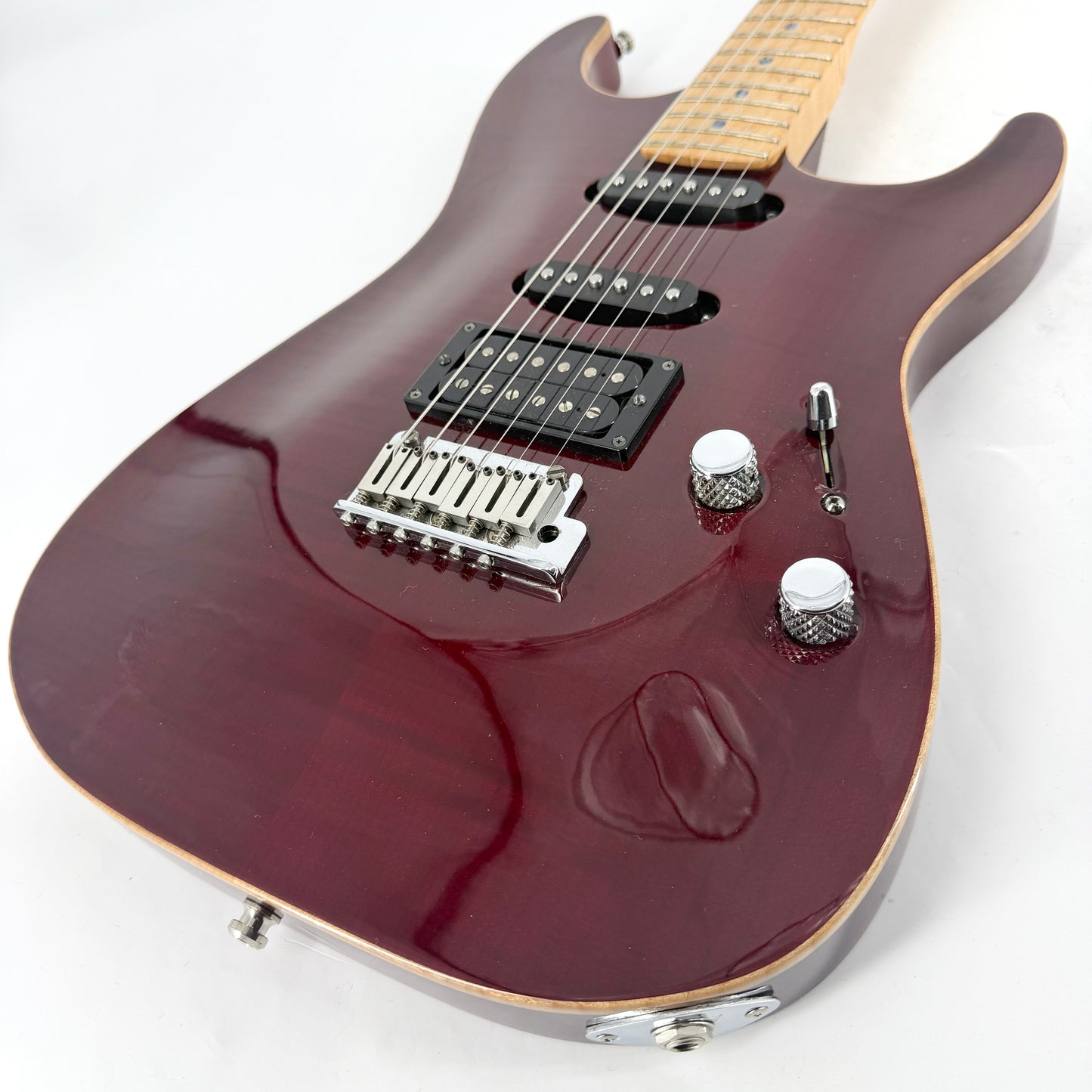 2001 Fender Custom Shop Showmaster FMT – Cherry Transparent