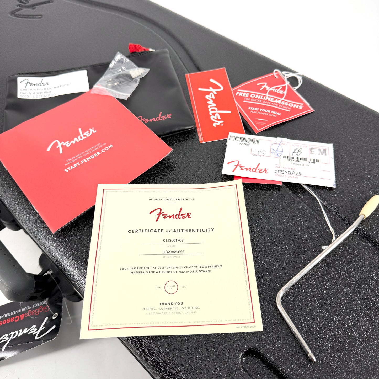 2023 Fender Limited Edition American Professional II Stratocaster - Candy Apple Red