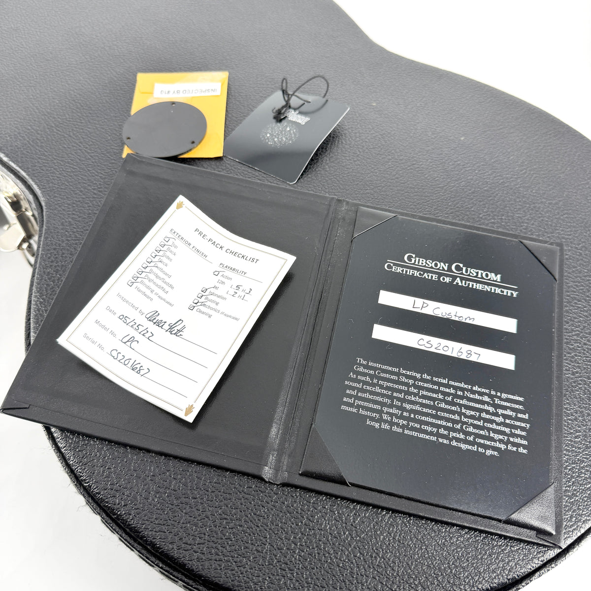2022 Gibson Made 2 Measure Les Paul Custom 70th Anniversary - Ebony