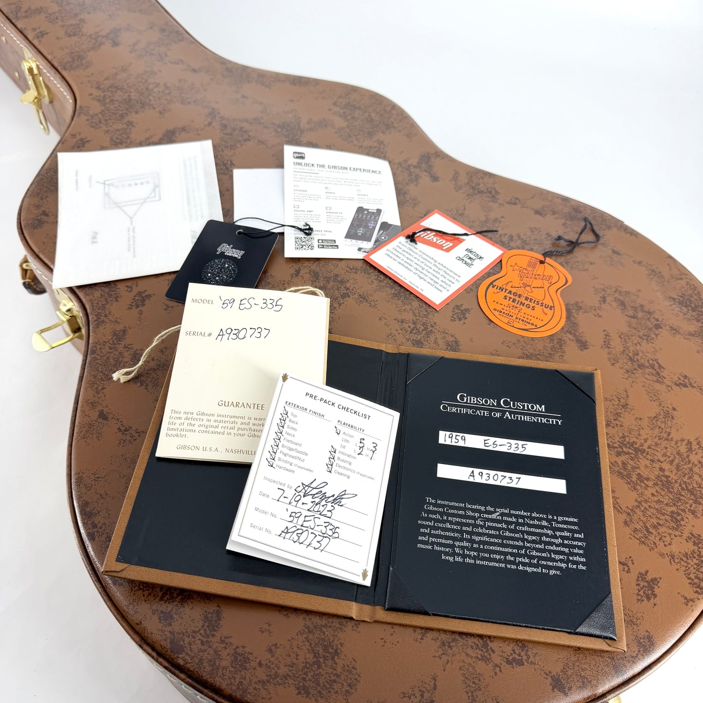 2023 Gibson Custom Shop ’59 ES-335 VOS – Natural