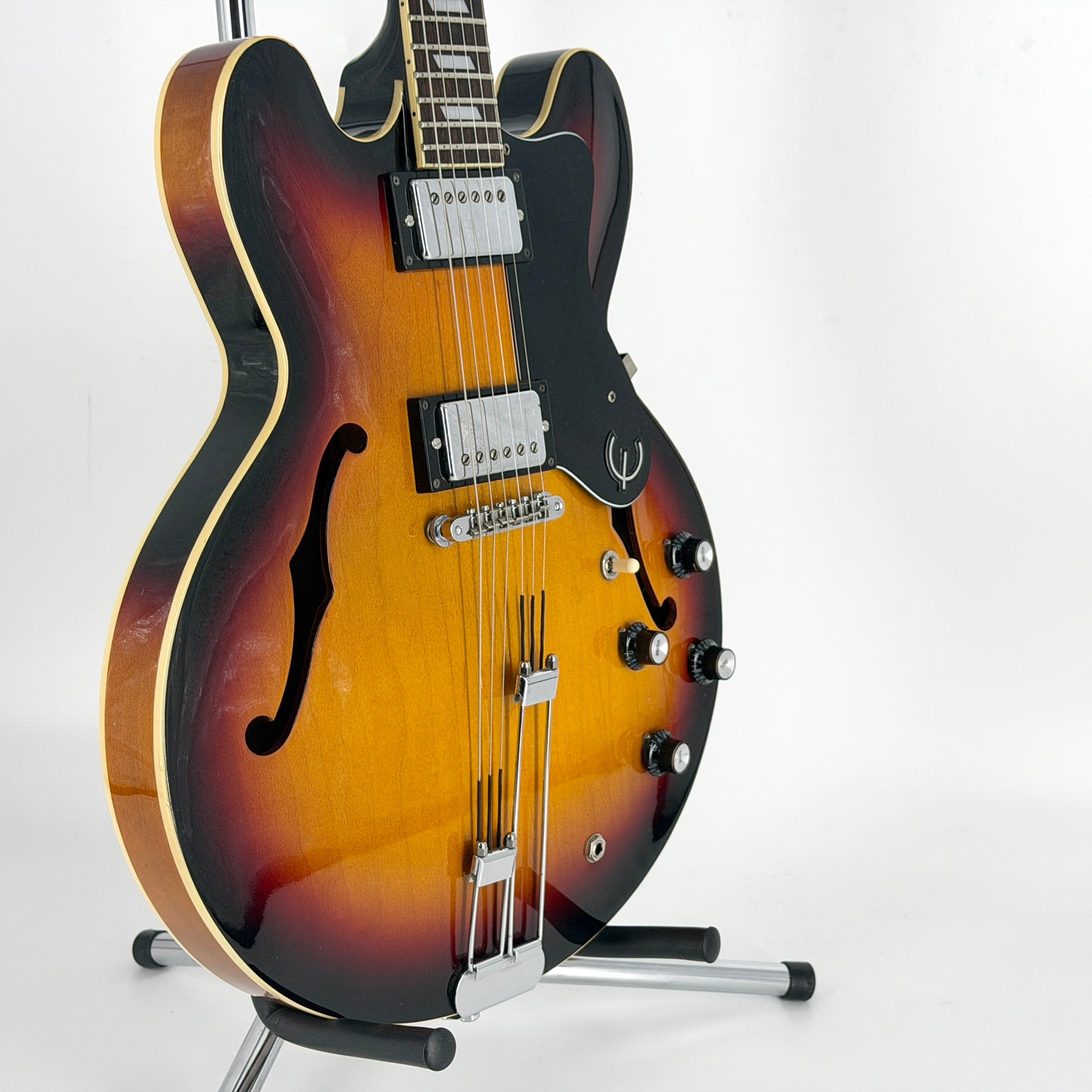 1996 Epiphone Riviera (Peerless Korea) - Vintage Sunburst